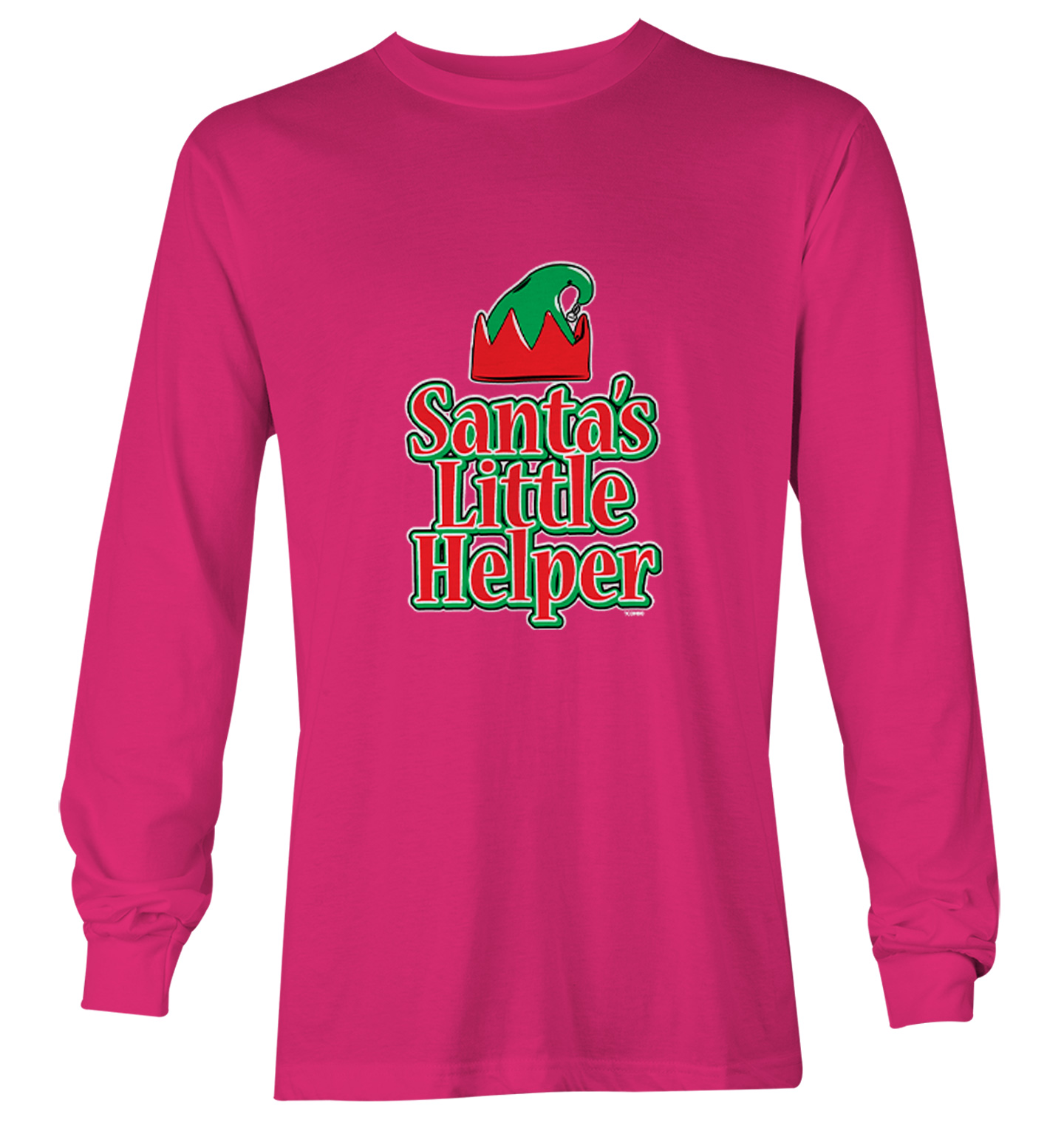 Santa's Little Helper - Christmas Elf Santa Holiday Youth T-Shirt - Picture 18 of 20