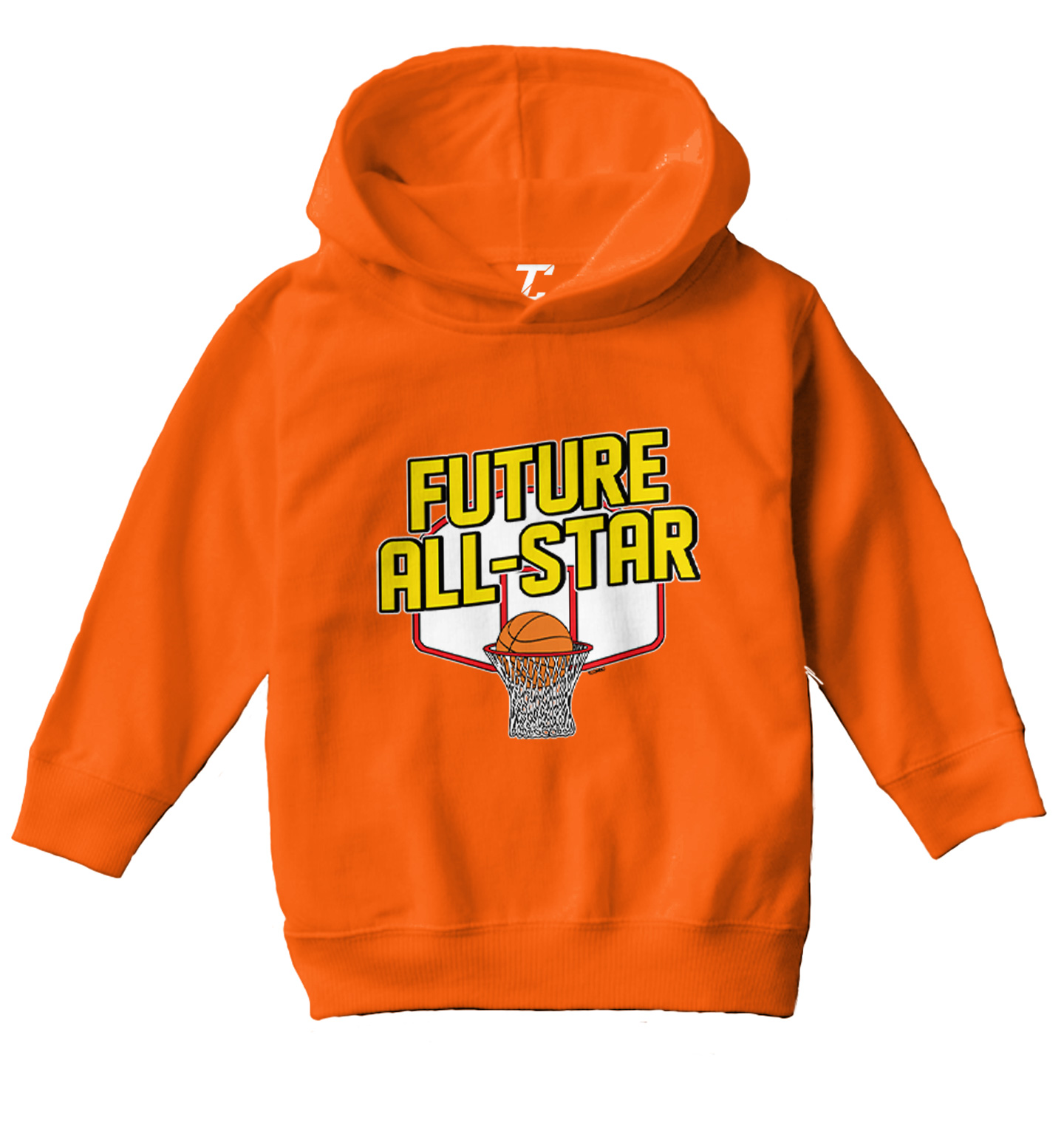 Future All Star - Basketball Player Hoops Court Sports Toddler/Youth Hoodie - Picture 8 of 12