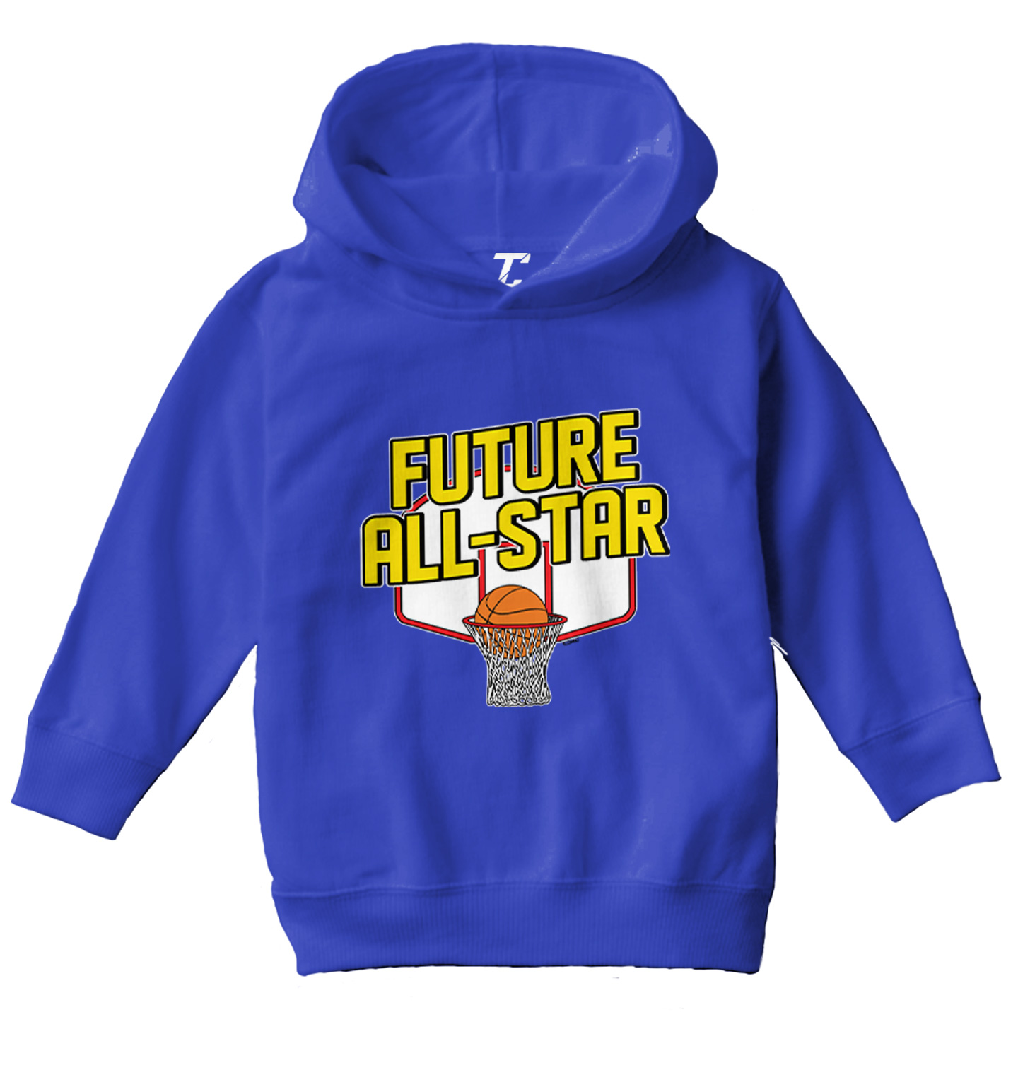 Future All Star - Basketball Player Hoops Court Sports Toddler/Youth Hoodie - Picture 11 of 12