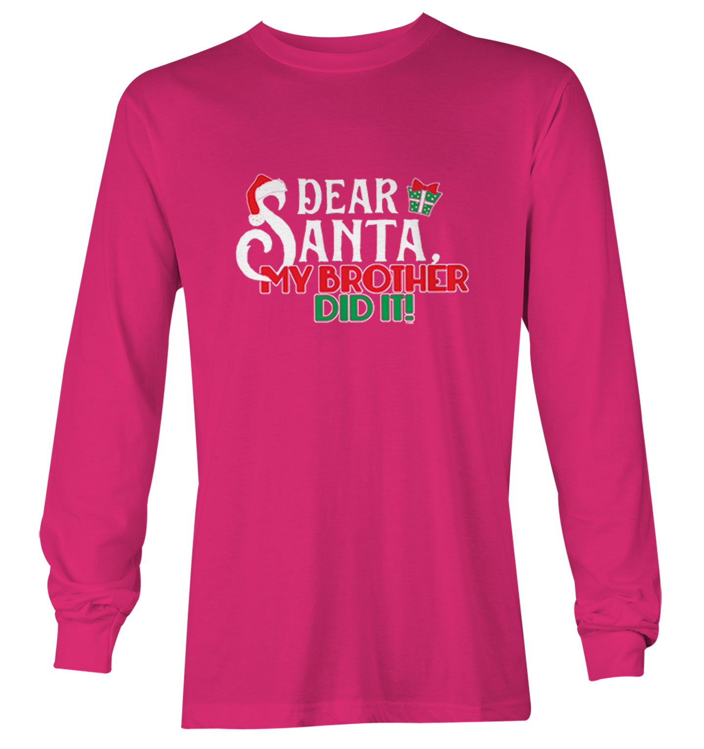 Dear Santa, My Brother Did It! - Christmas Letter To Youth T-Shirt