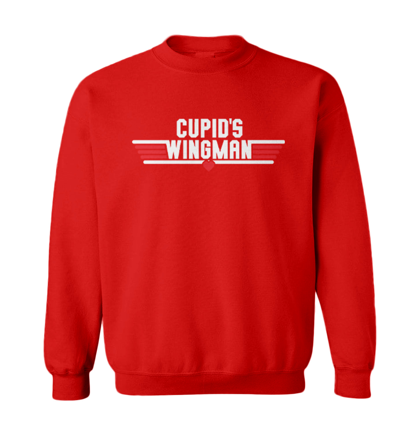 Cupid's Wingman - Valentine's Day Love Cute Funny Toddler Crewneck Sweater - Picture 7 of 8