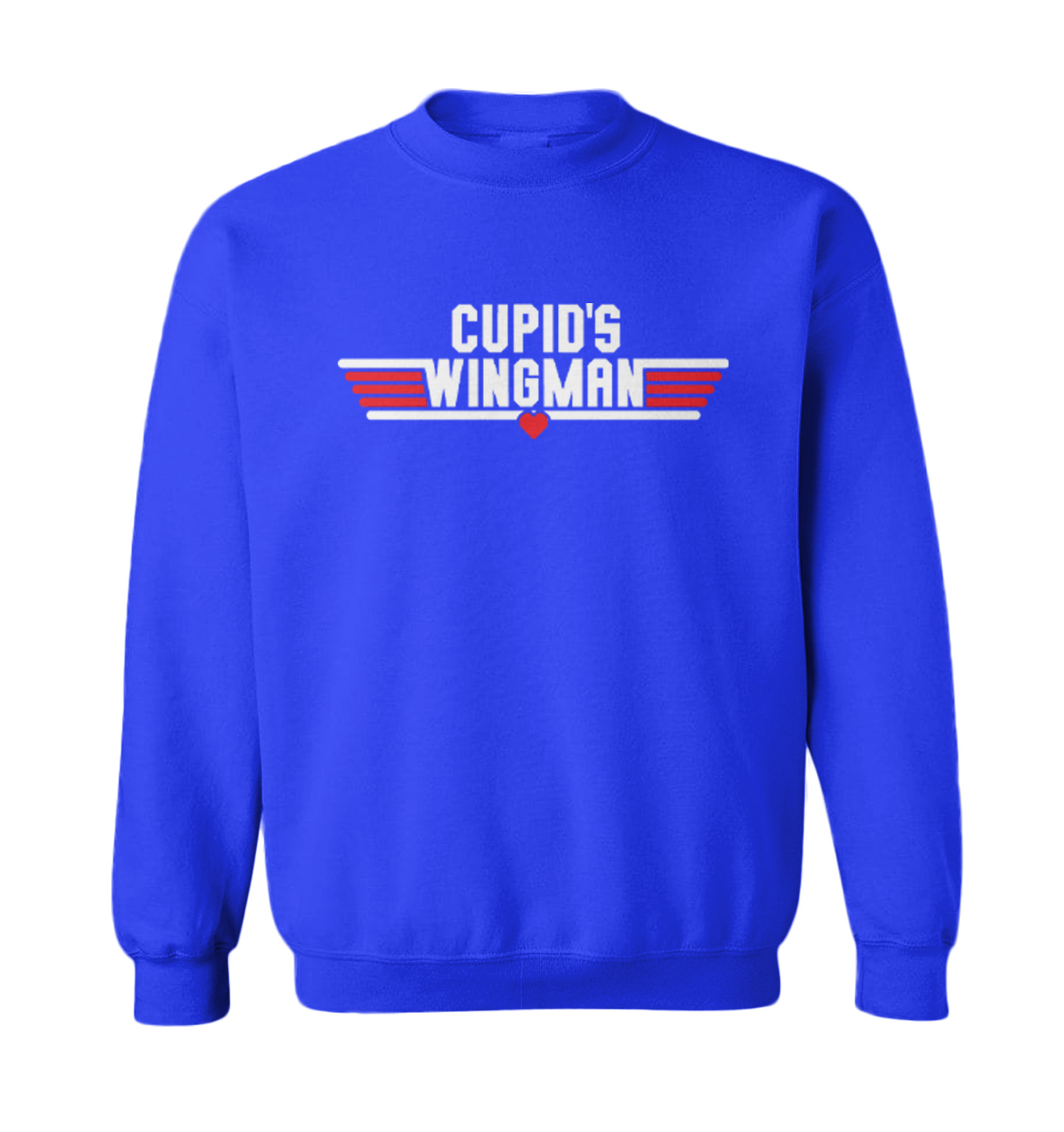 Cupid's Wingman - Valentine's Day Love Cute Funny Toddler Crewneck Sweater - Picture 8 of 8