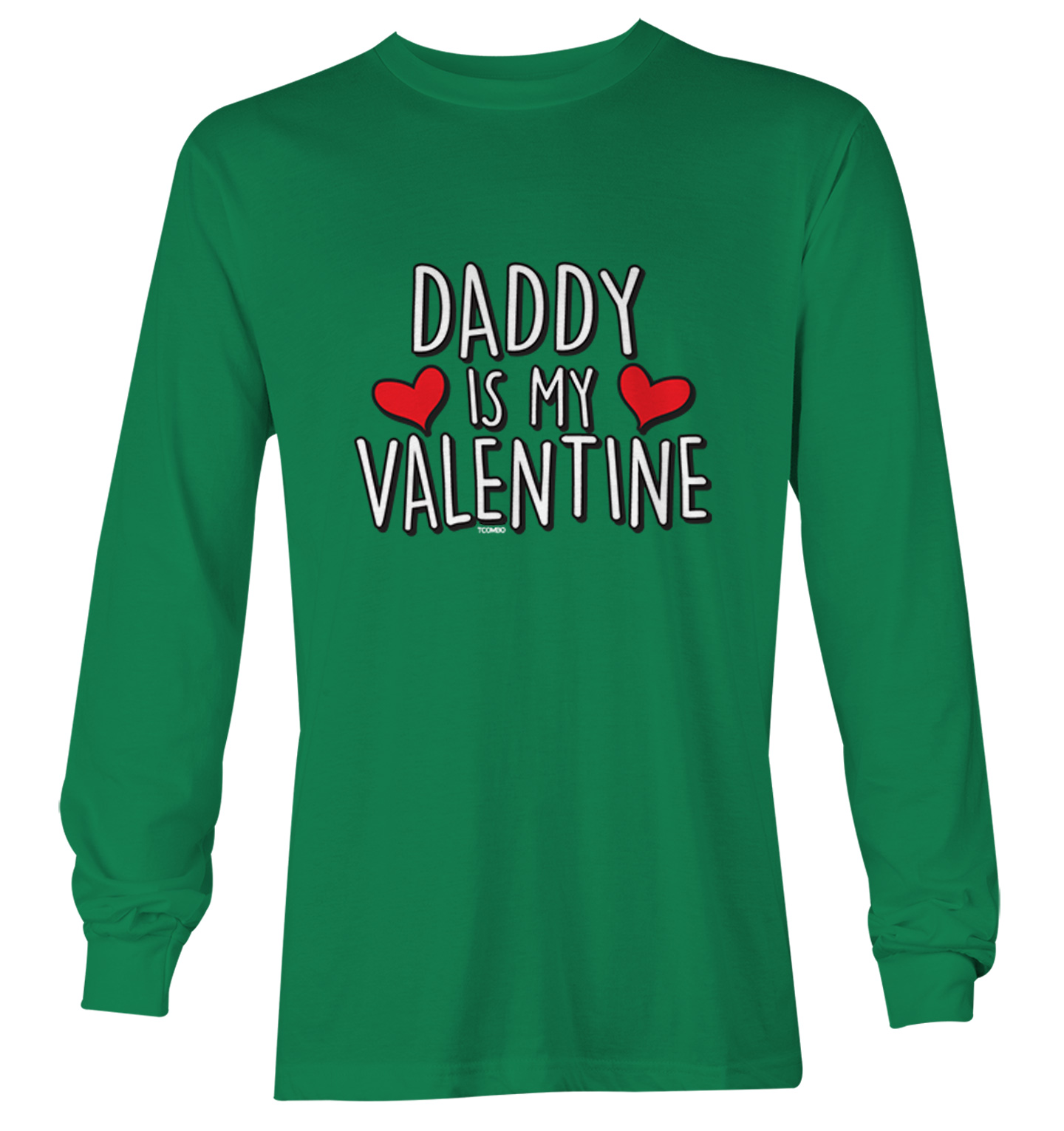 Daddy Is My Valentine - Cute Cupid Son Daughter Youth T-Shirt - Picture 15 of 20