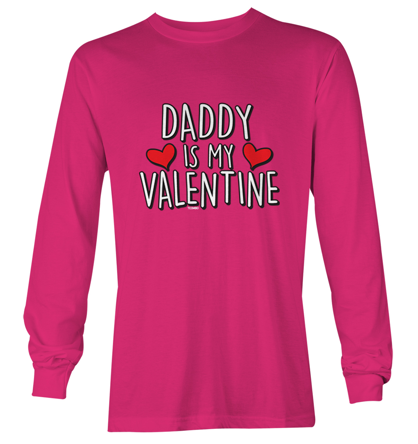 Daddy Is My Valentine - Cute Cupid Son Daughter Youth T-Shirt - Picture 18 of 20