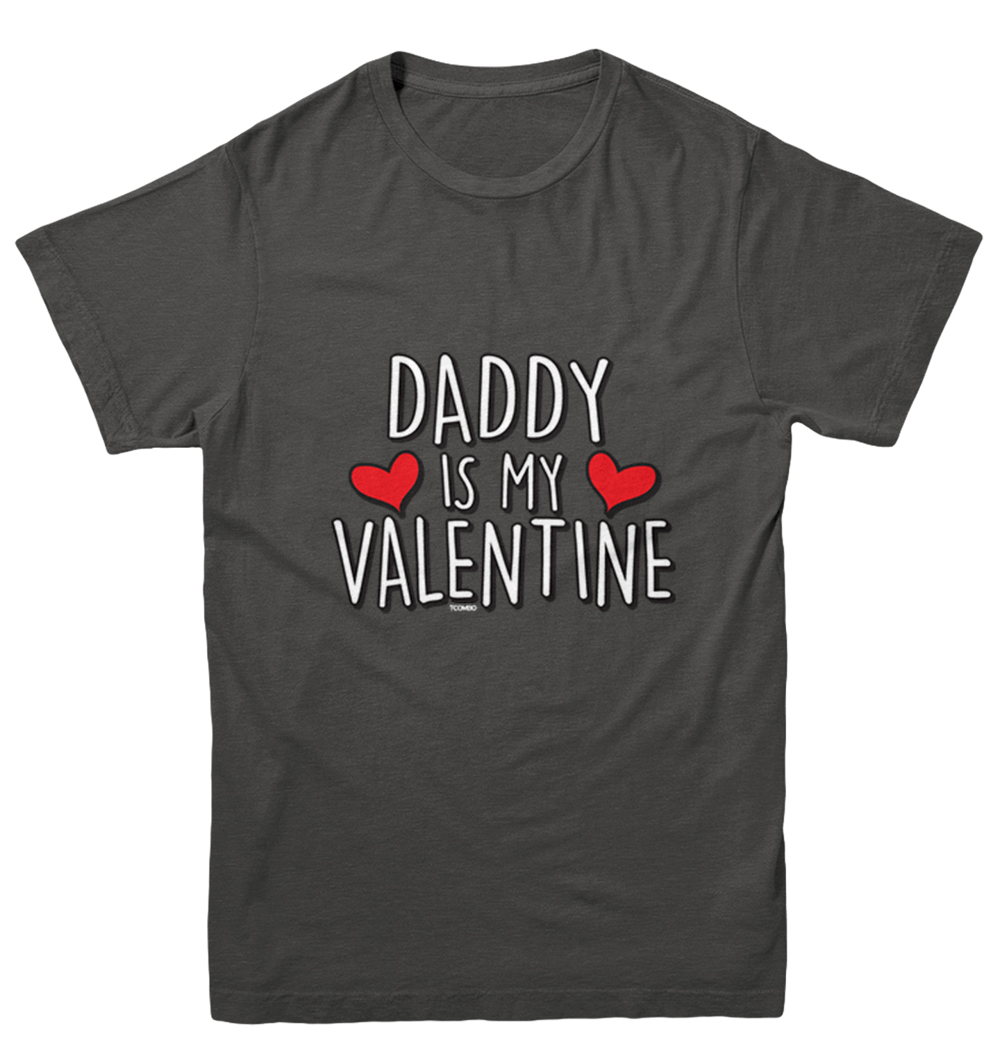 Daddy Is My Valentine - Cute Cupid Son Daughter Youth T-Shirt - Picture 3 of 20