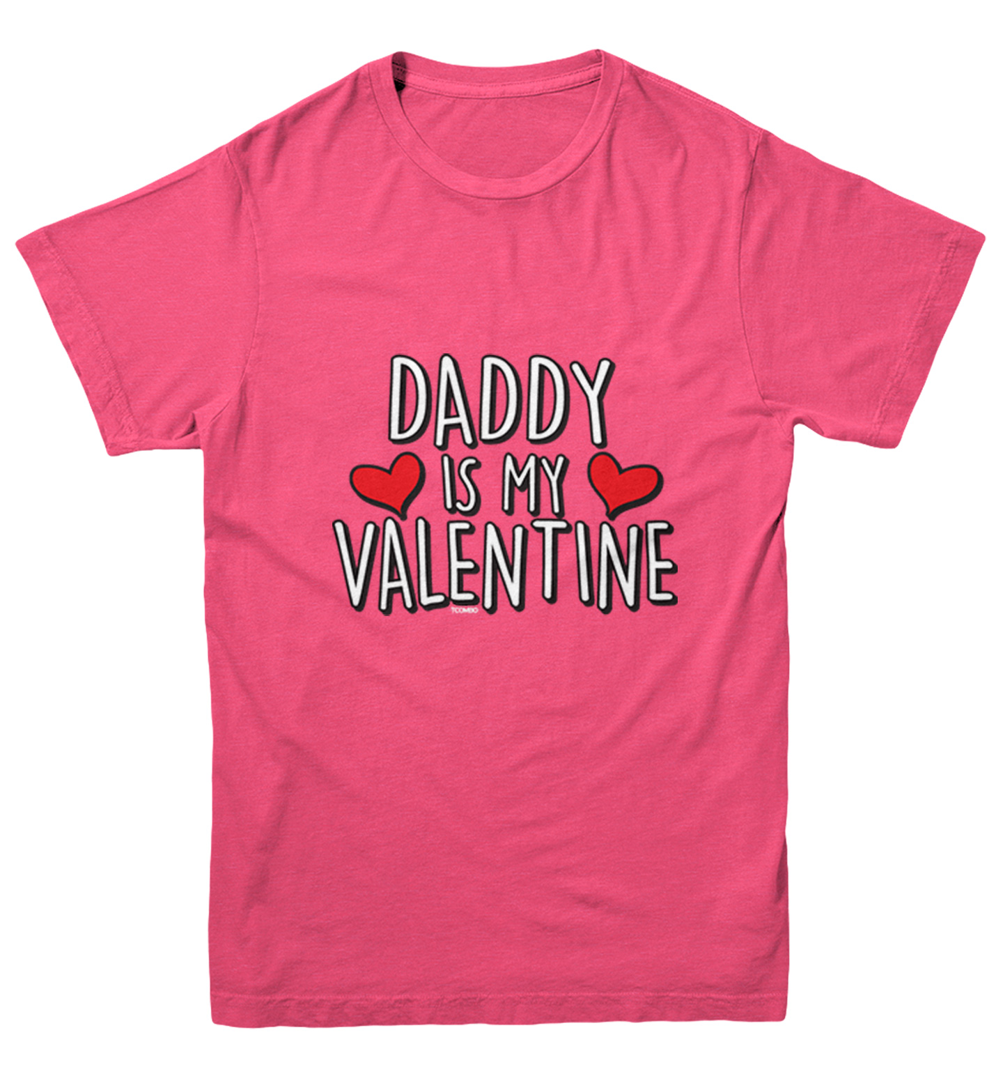 Daddy Is My Valentine - Cute Cupid Son Daughter Youth T-Shirt - Picture 9 of 20