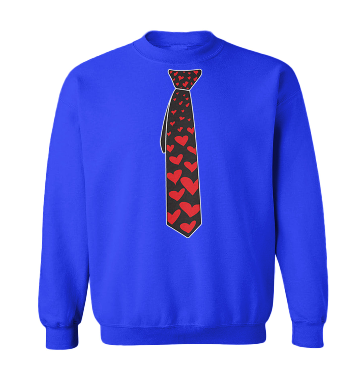 Heart Tie - Valentine'e Day Love Cupid Adorable Toddler Crewneck Sweater - Picture 8 of 8