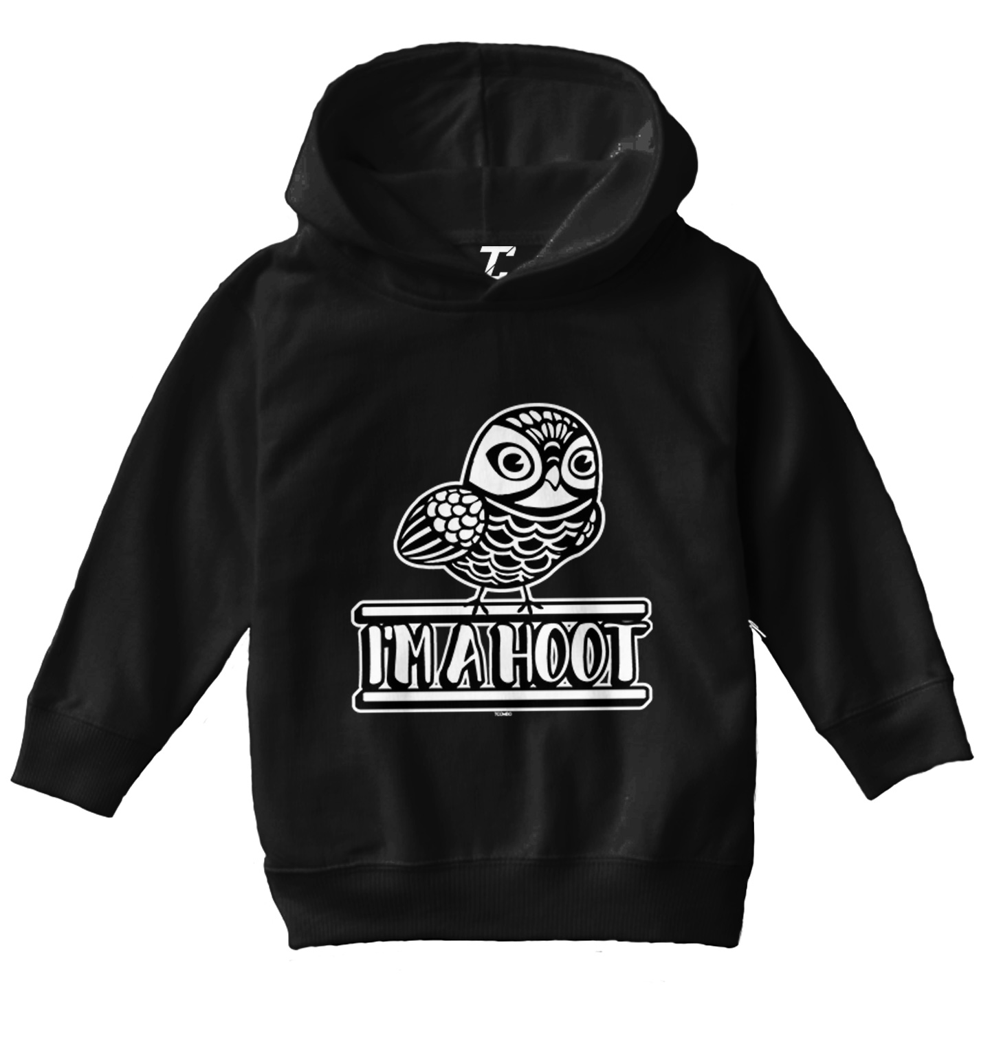 I'm A Hoot - Cute Funny Owl Pun Hilarious Animal Lover Toddler/Youth Hoodie - Picture 2 of 12