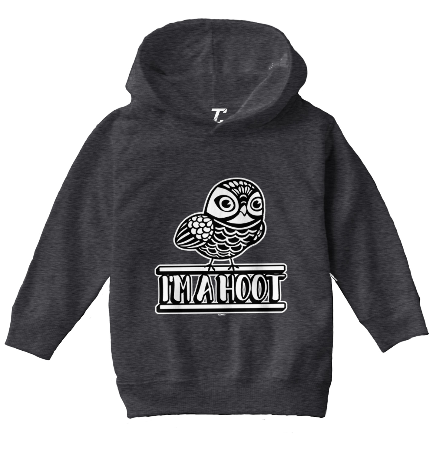 I'm A Hoot - Cute Funny Owl Pun Hilarious Animal Lover Toddler/Youth Hoodie - Picture 3 of 12
