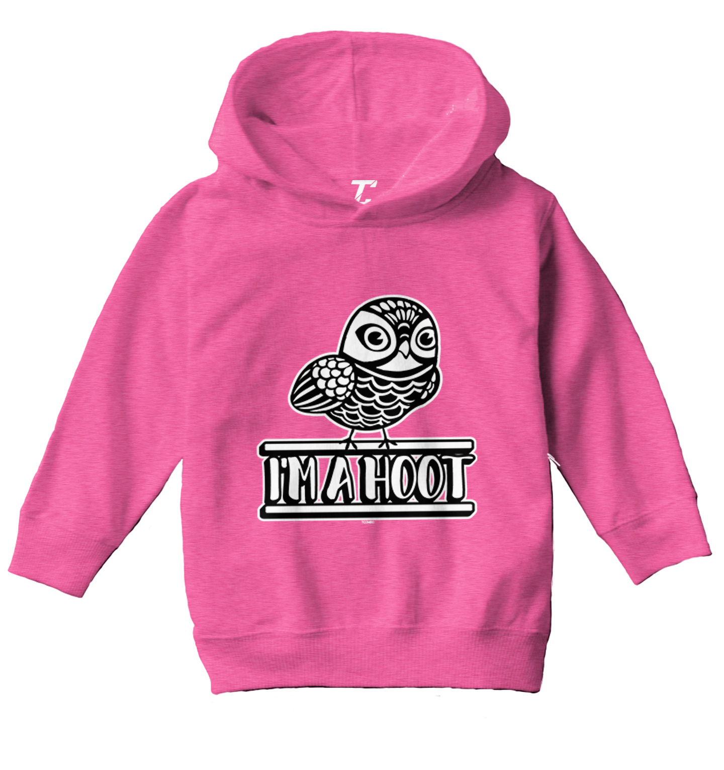 I'm A Hoot - Cute Funny Owl Pun Hilarious Animal Lover Toddler/Youth Hoodie - Picture 4 of 12