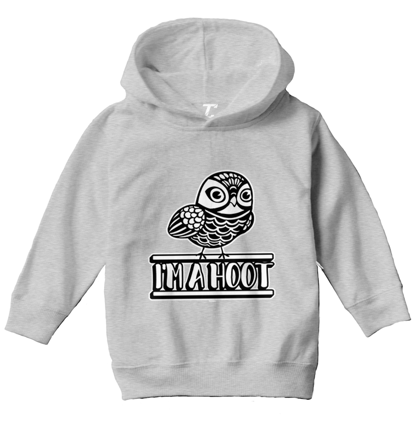 I'm A Hoot - Cute Funny Owl Pun Hilarious Animal Lover Toddler/Youth Hoodie - Picture 6 of 12