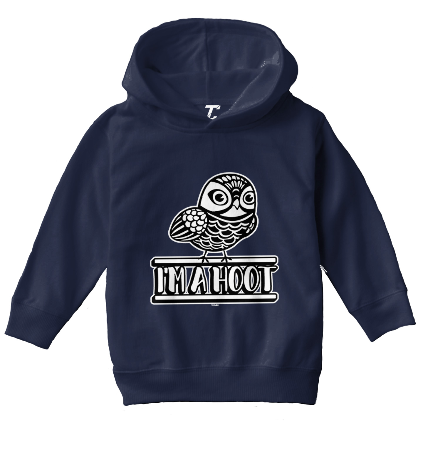 I'm A Hoot - Cute Funny Owl Pun Hilarious Animal Lover Toddler/Youth Hoodie - Picture 7 of 12