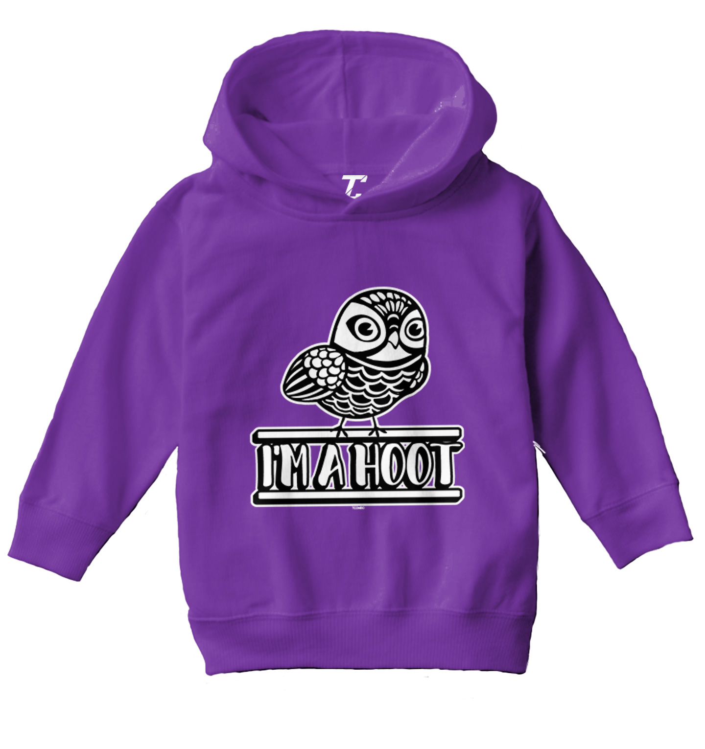 I'm A Hoot - Cute Funny Owl Pun Hilarious Animal Lover Toddler/Youth Hoodie - Picture 9 of 12