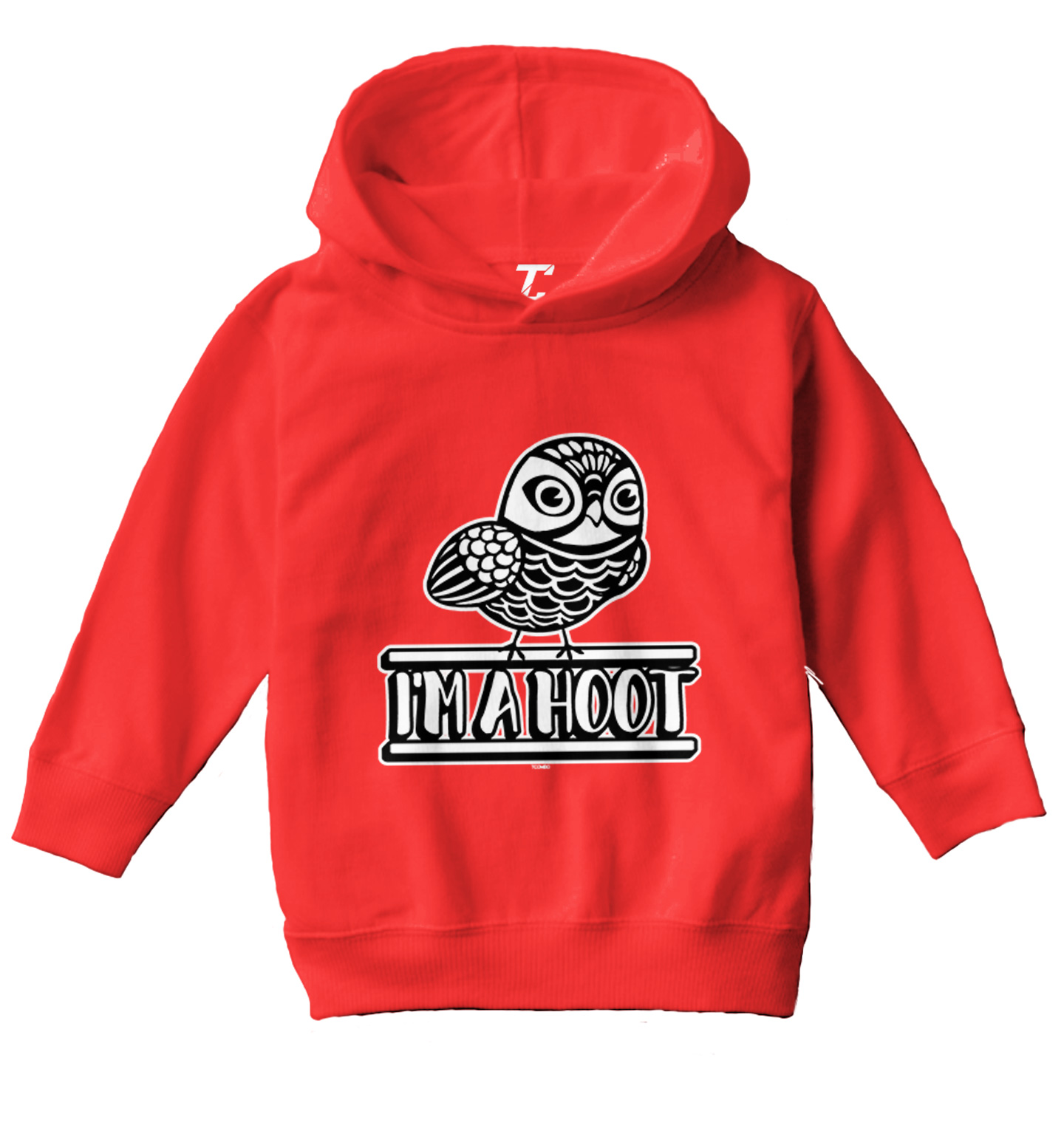 I'm A Hoot - Cute Funny Owl Pun Hilarious Animal Lover Toddler/Youth Hoodie - Picture 10 of 12