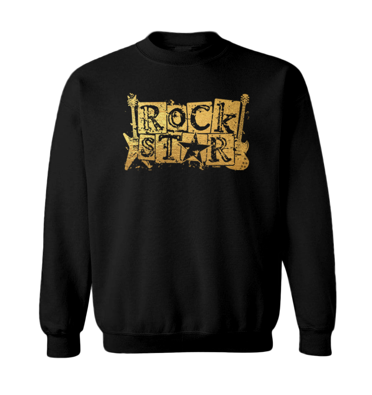 Rockstar - Rock n' Roll Guitar Instrument Music Lover Toddler Crewneck Sweater - Picture 2 of 8