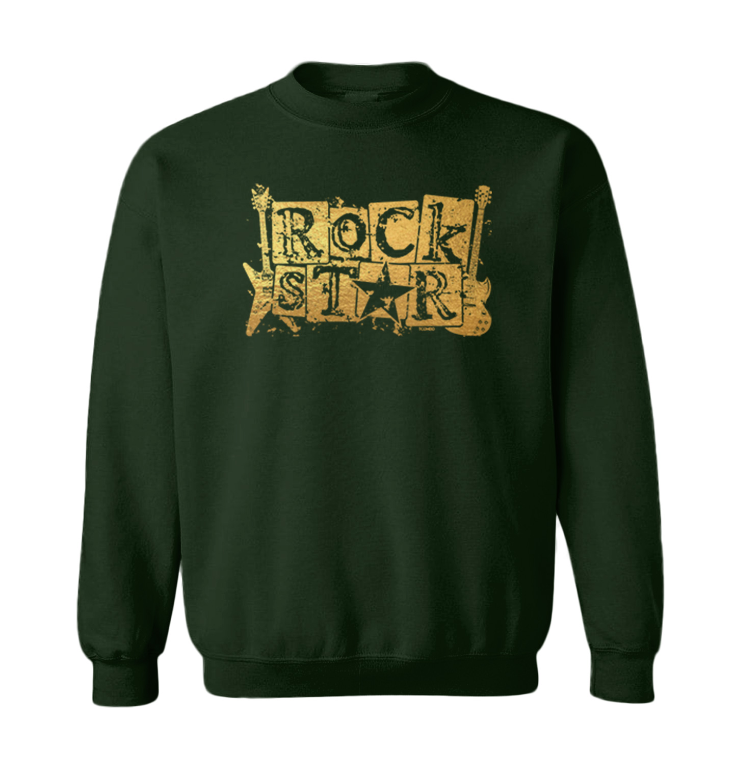 Rockstar - Rock n' Roll Guitar Instrument Music Lover Toddler Crewneck Sweater - Picture 3 of 8