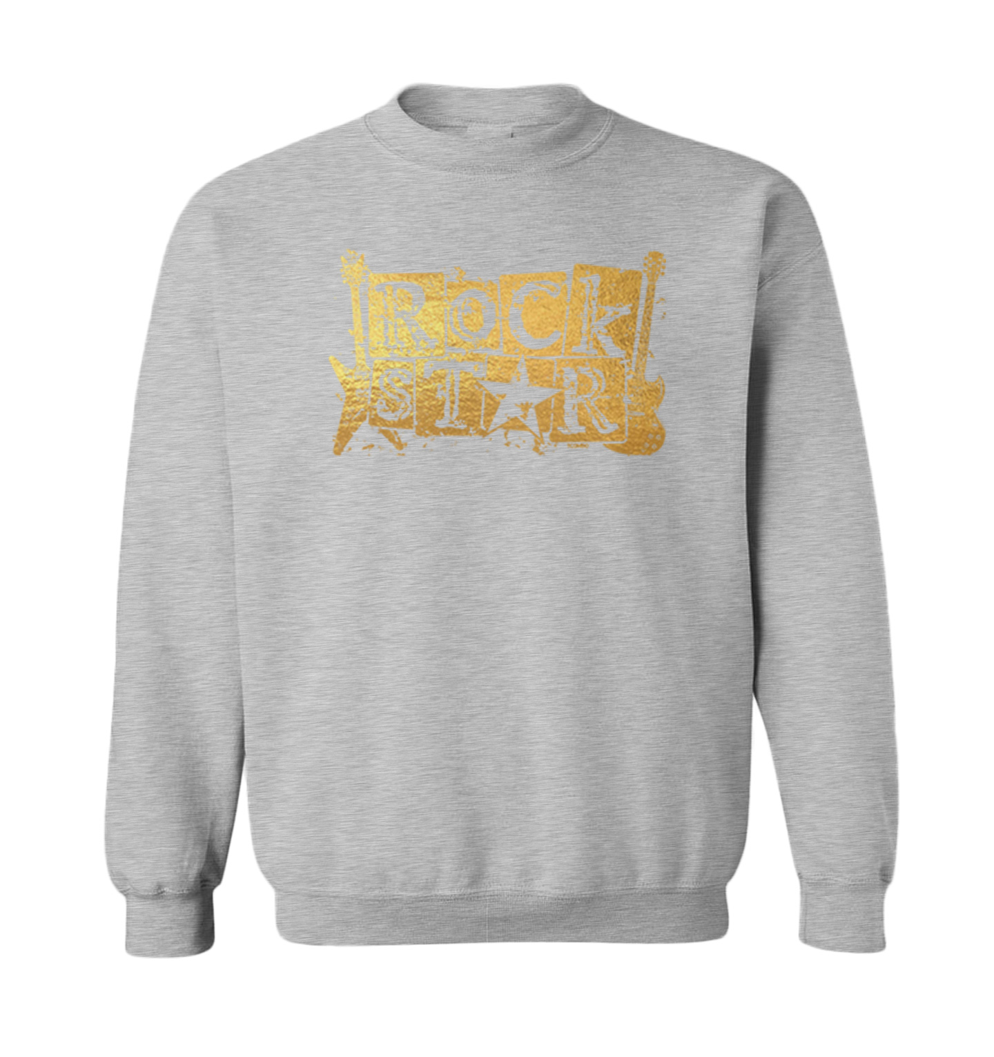 Rockstar - Rock n' Roll Guitar Instrument Music Lover Toddler Crewneck Sweater - Picture 4 of 8