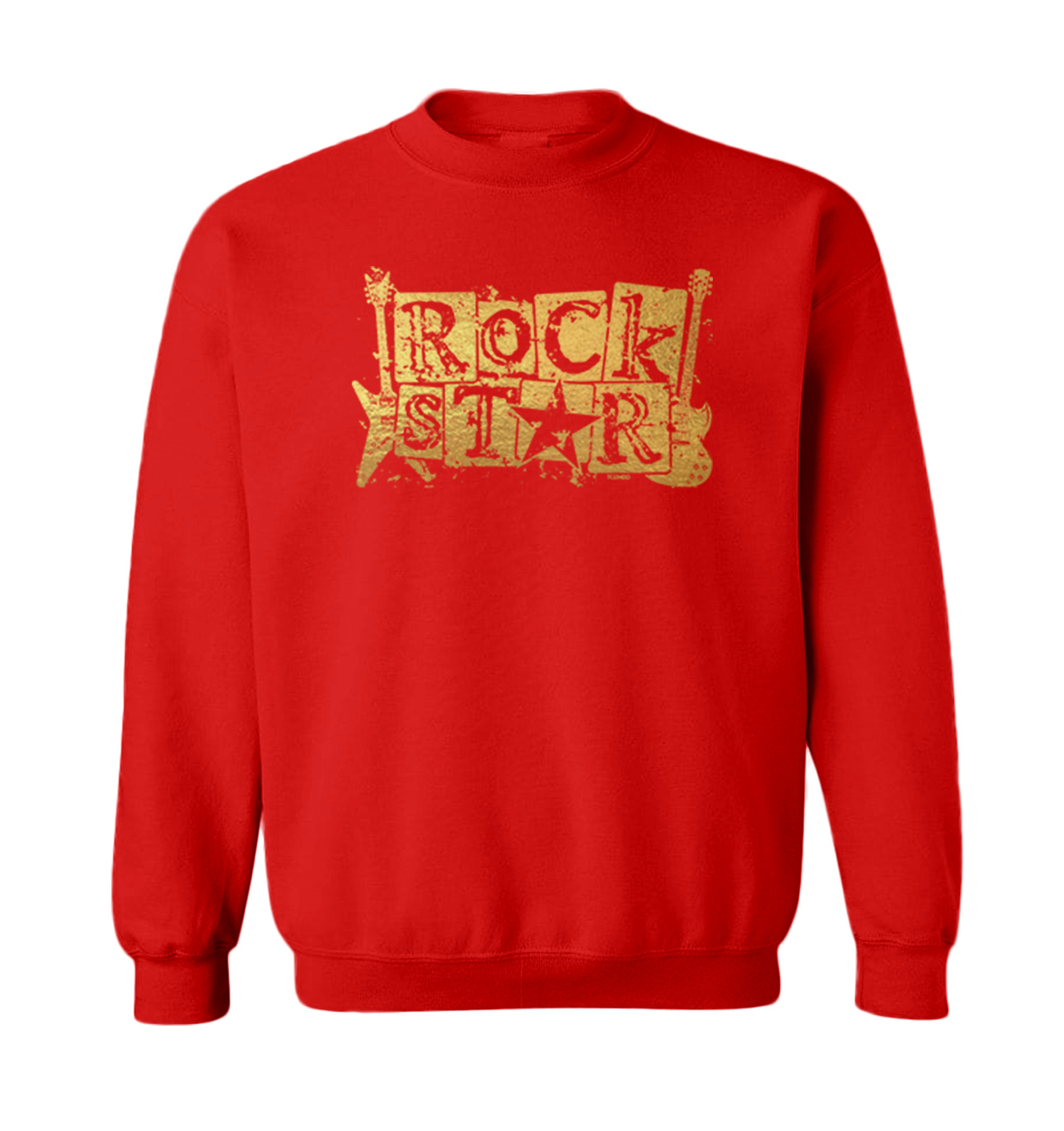 Rockstar - Rock n' Roll Guitar Instrument Music Lover Toddler Crewneck Sweater - Picture 7 of 8