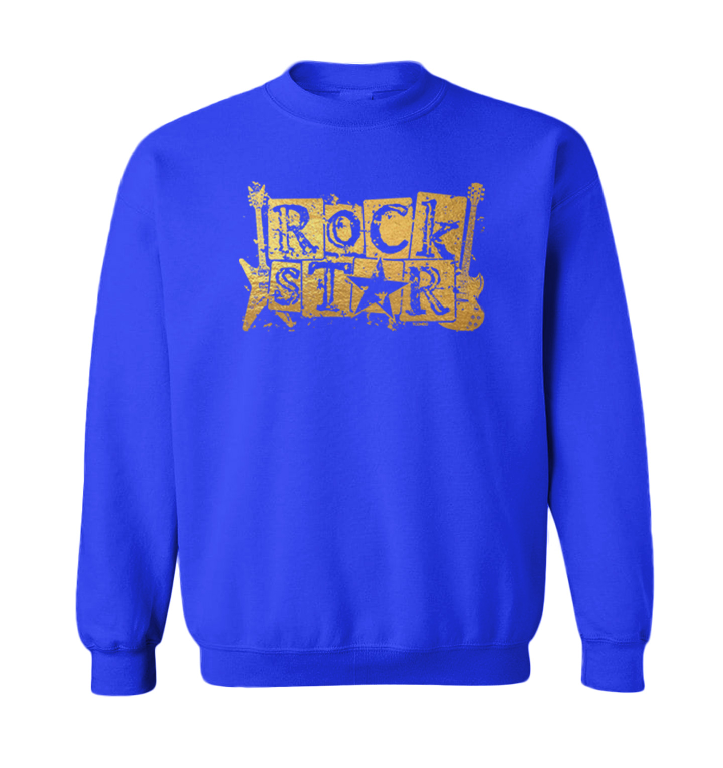 Rockstar - Rock n' Roll Guitar Instrument Music Lover Toddler Crewneck Sweater - Picture 8 of 8