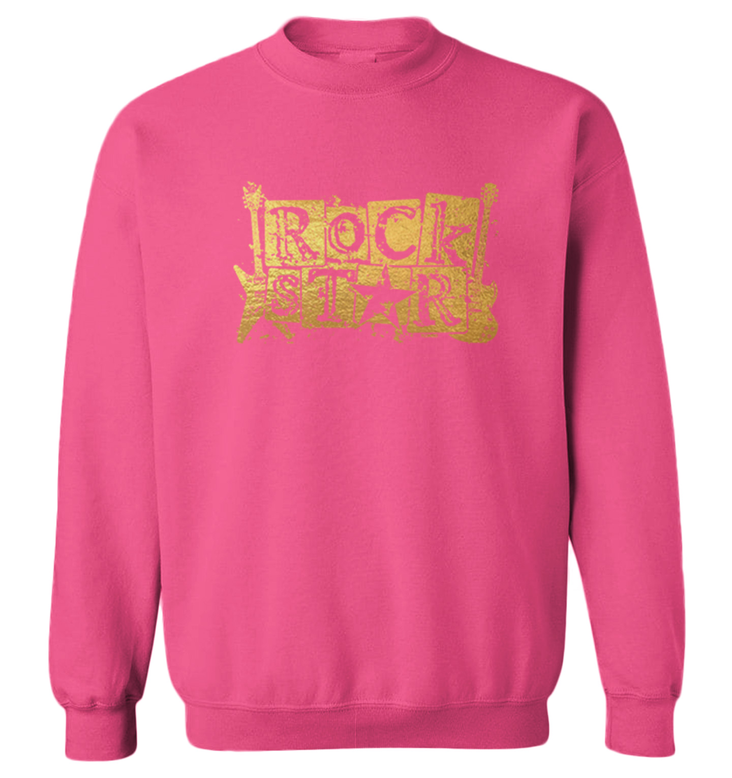 Rockstar - Rock n' Roll Guitar Instrument Music Lover Toddler Crewneck Sweater - Picture 6 of 8