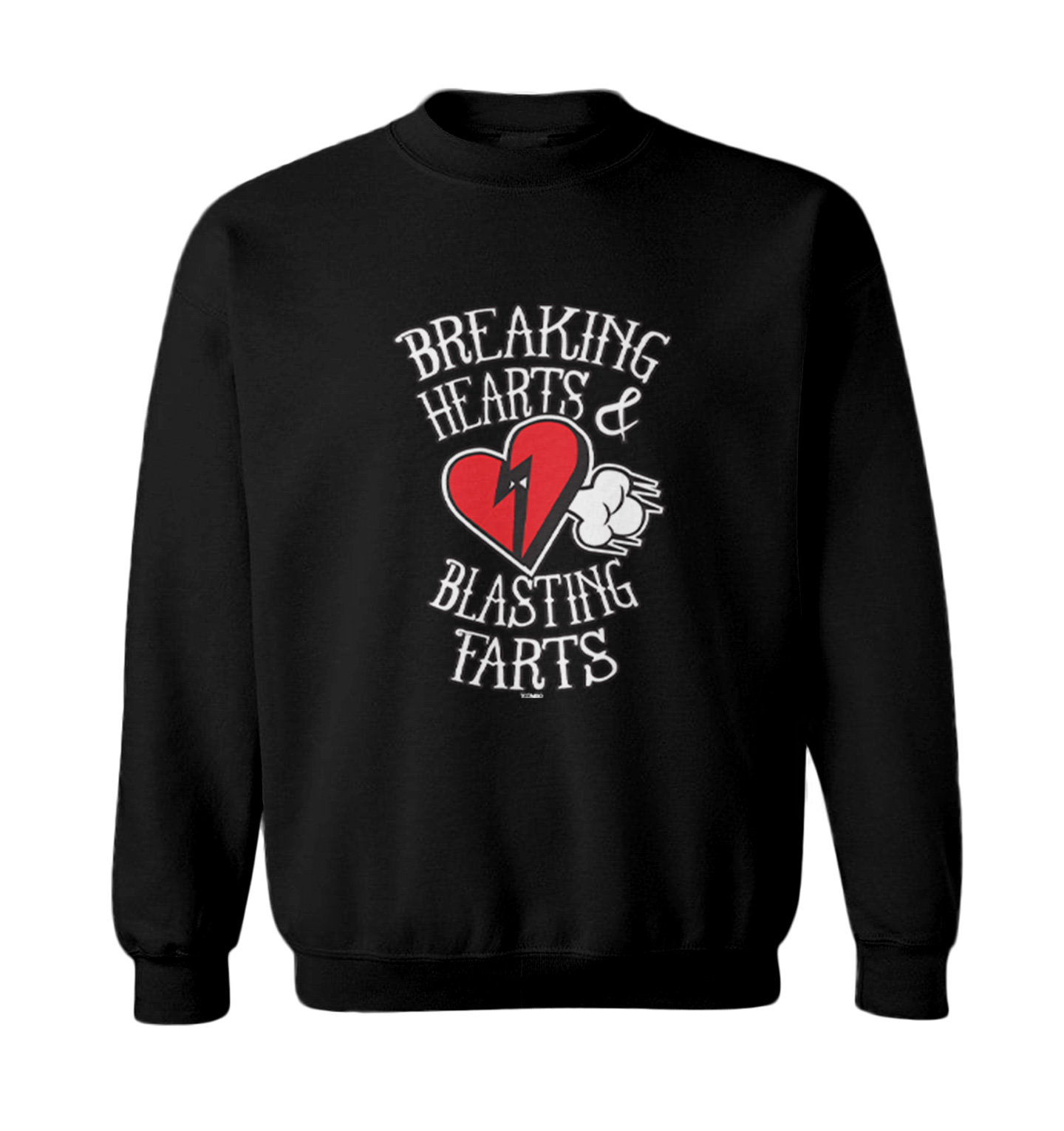 Breaking Hearts & Blasting Farts - Valentine Funny Gas Toddler Crewneck Sweater - Picture 2 of 8