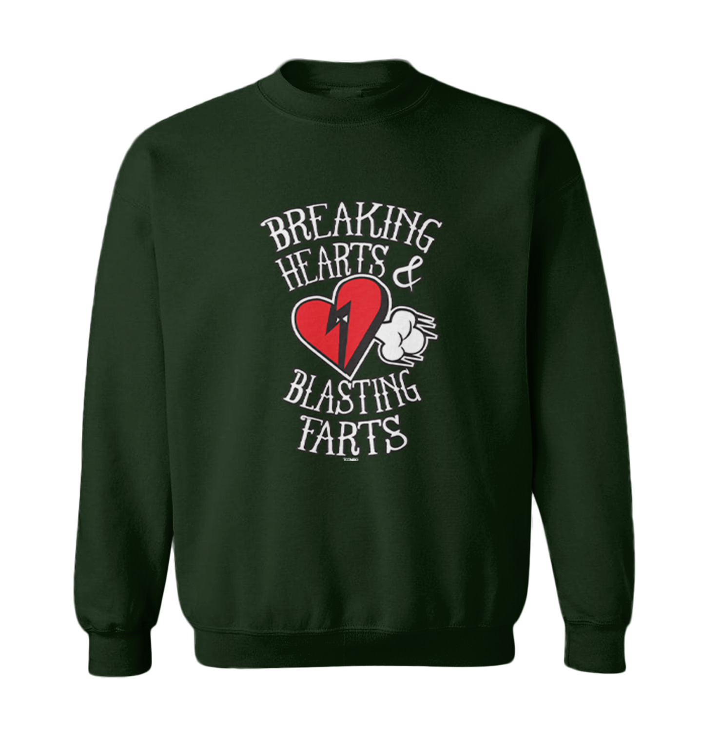 Breaking Hearts & Blasting Farts - Valentine Funny Gas Toddler Crewneck Sweater - Picture 3 of 8