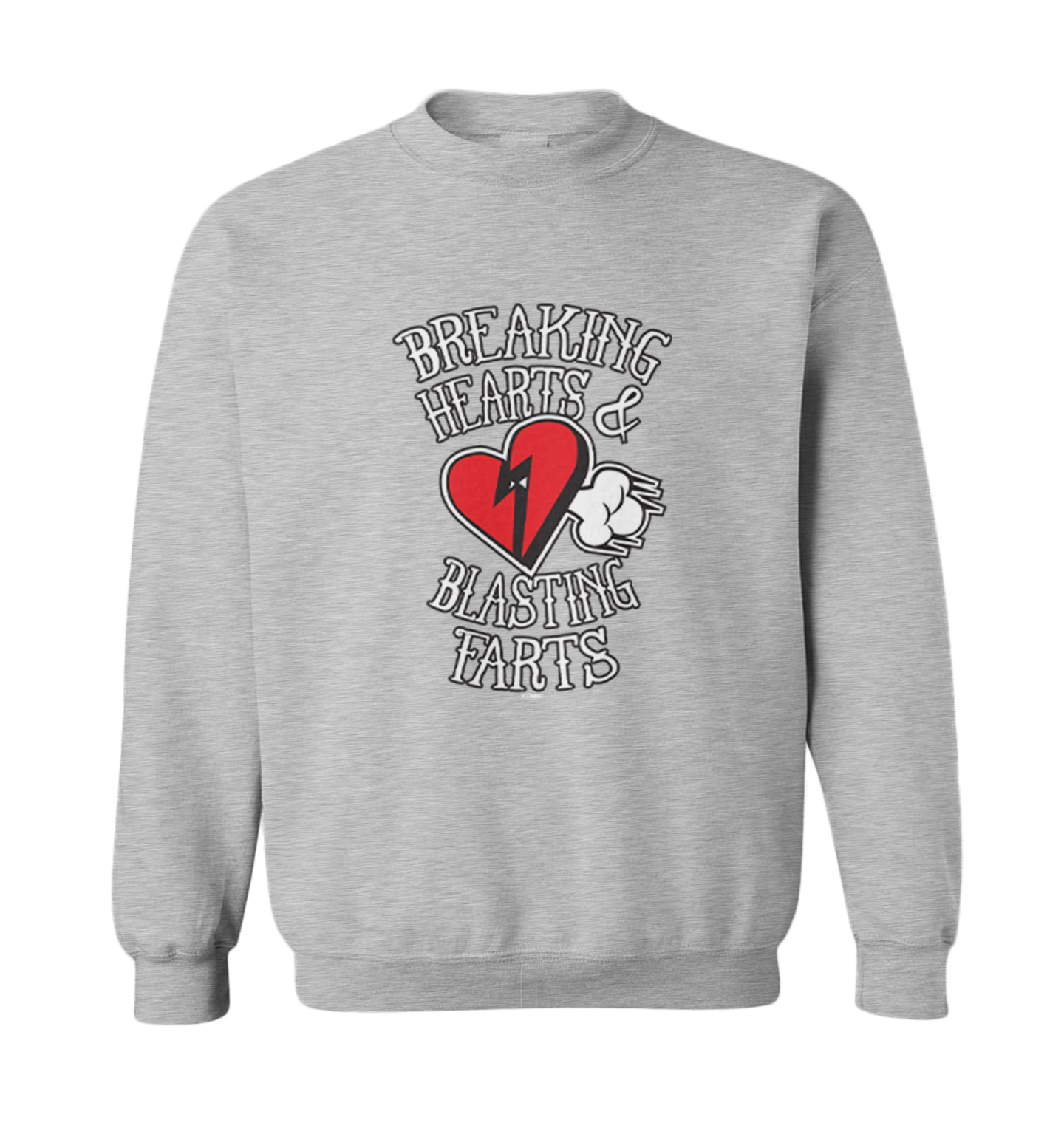 Breaking Hearts & Blasting Farts - Valentine Funny Gas Toddler Crewneck Sweater - Picture 4 of 8
