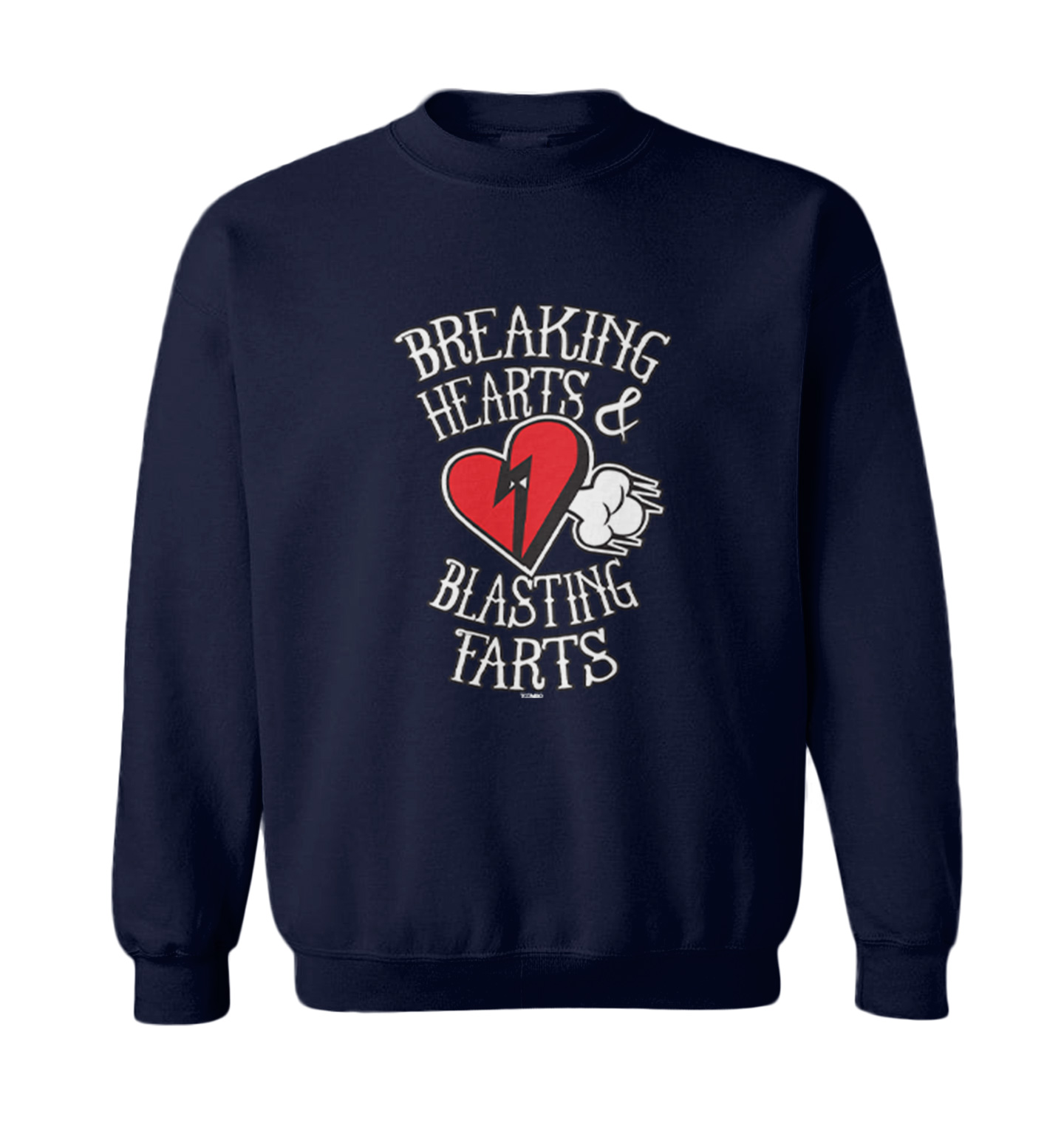 Breaking Hearts & Blasting Farts - Valentine Funny Gas Toddler Crewneck Sweater - Picture 5 of 8