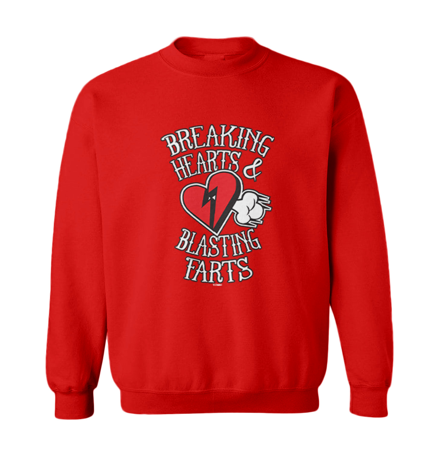 Breaking Hearts & Blasting Farts - Valentine Funny Gas Toddler Crewneck Sweater - Picture 7 of 8