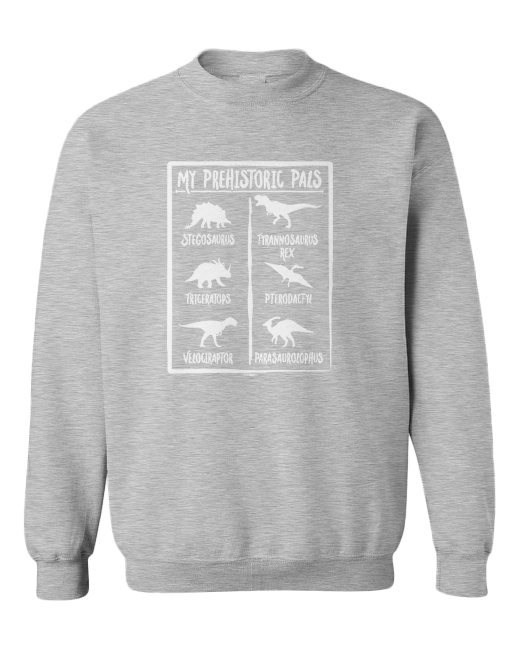 Prehistoric Pals - Types Of Dinosaurs Cool T-Rex Toddler Crewneck Sweater - Picture 4 of 8