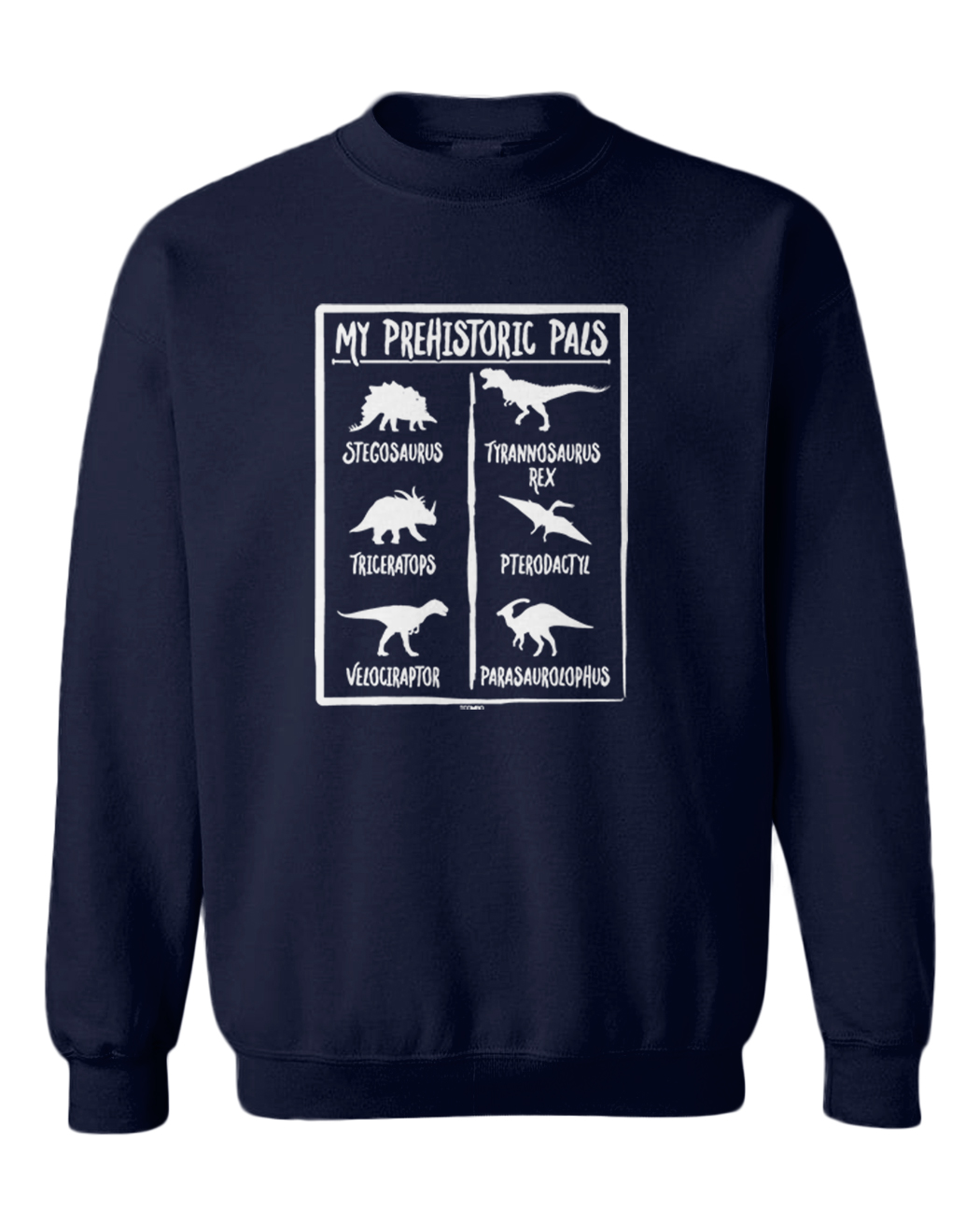 Prehistoric Pals - Types Of Dinosaurs Cool T-Rex Toddler Crewneck Sweater - Picture 5 of 8