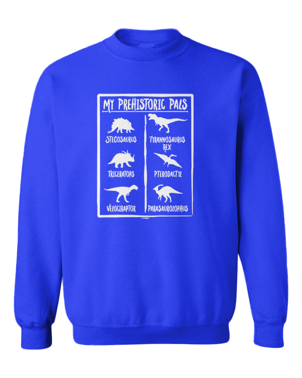 Prehistoric Pals - Types Of Dinosaurs Cool T-Rex Toddler Crewneck Sweater - Picture 8 of 8