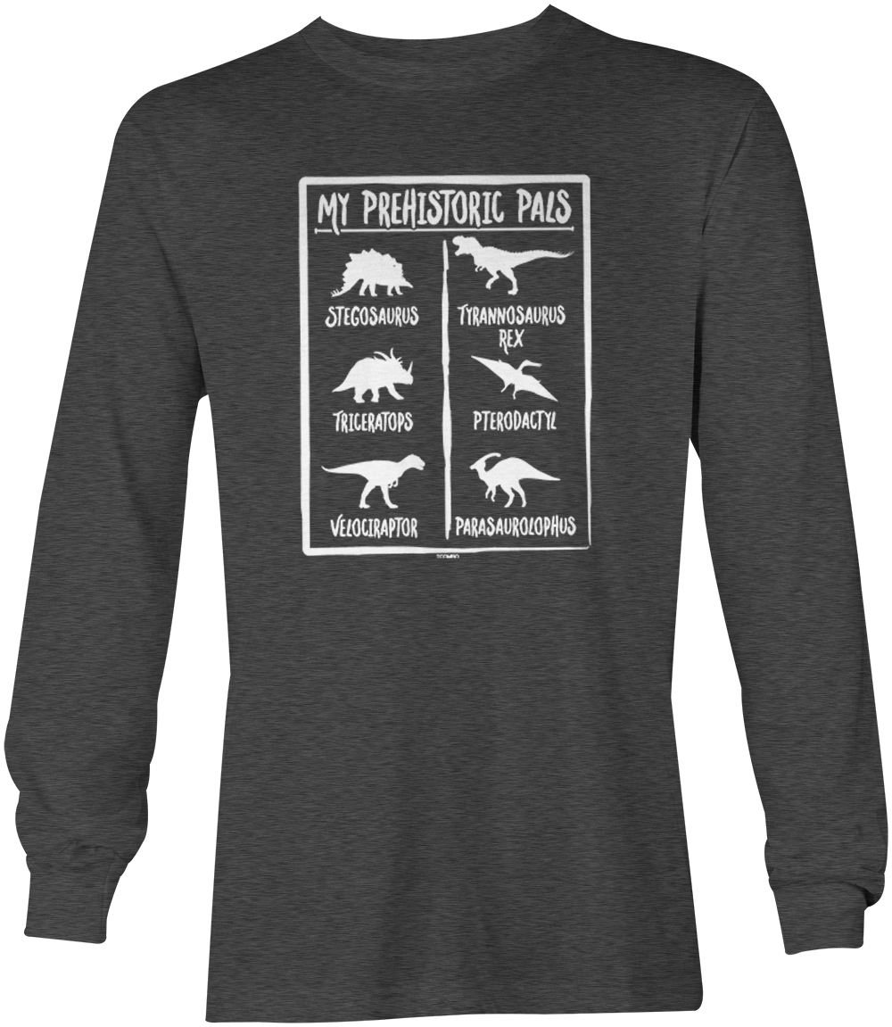 Prehistoric Pals - Types Of Dinosaurs Cool T-Rex Youth T-Shirt - Picture 14 of 20