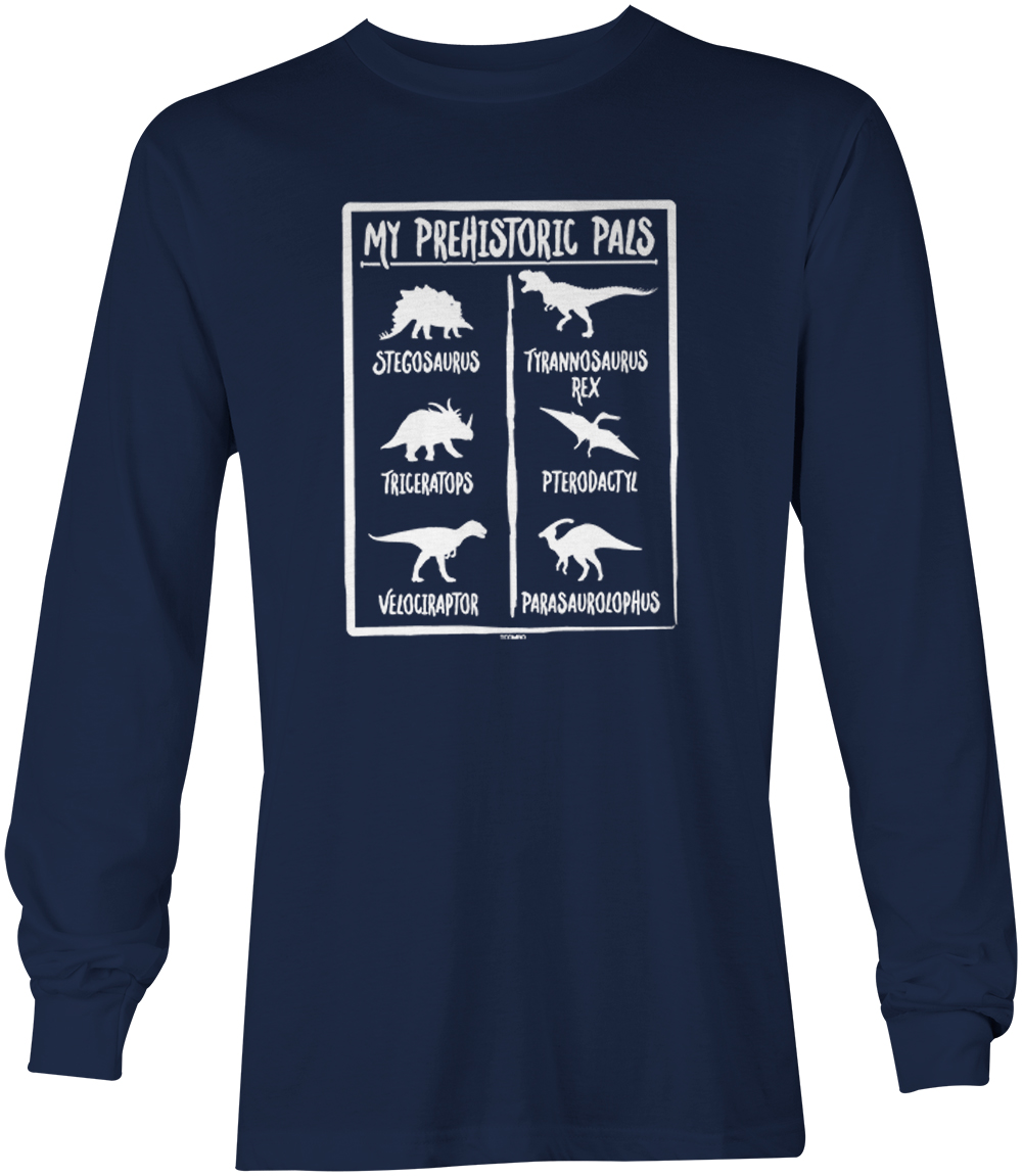 Prehistoric Pals - Types Of Dinosaurs Cool T-Rex Youth T-Shirt - Picture 17 of 20
