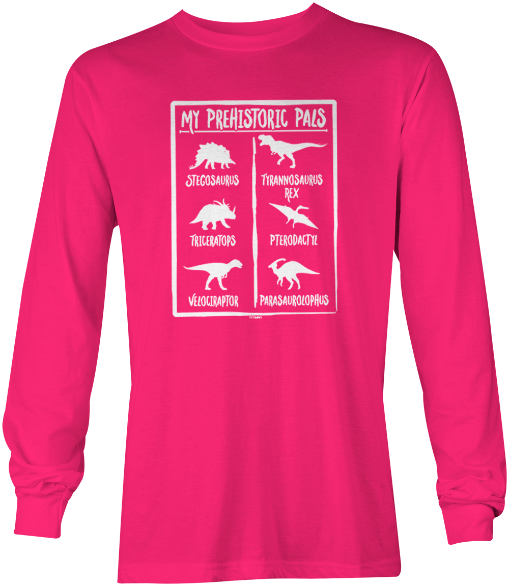 Prehistoric Pals - Types Of Dinosaurs Cool T-Rex Youth T-Shirt - Picture 18 of 20