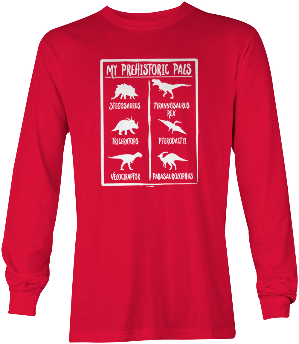 Prehistoric Pals - Types Of Dinosaurs Cool T-Rex Youth T-Shirt - Picture 19 of 20
