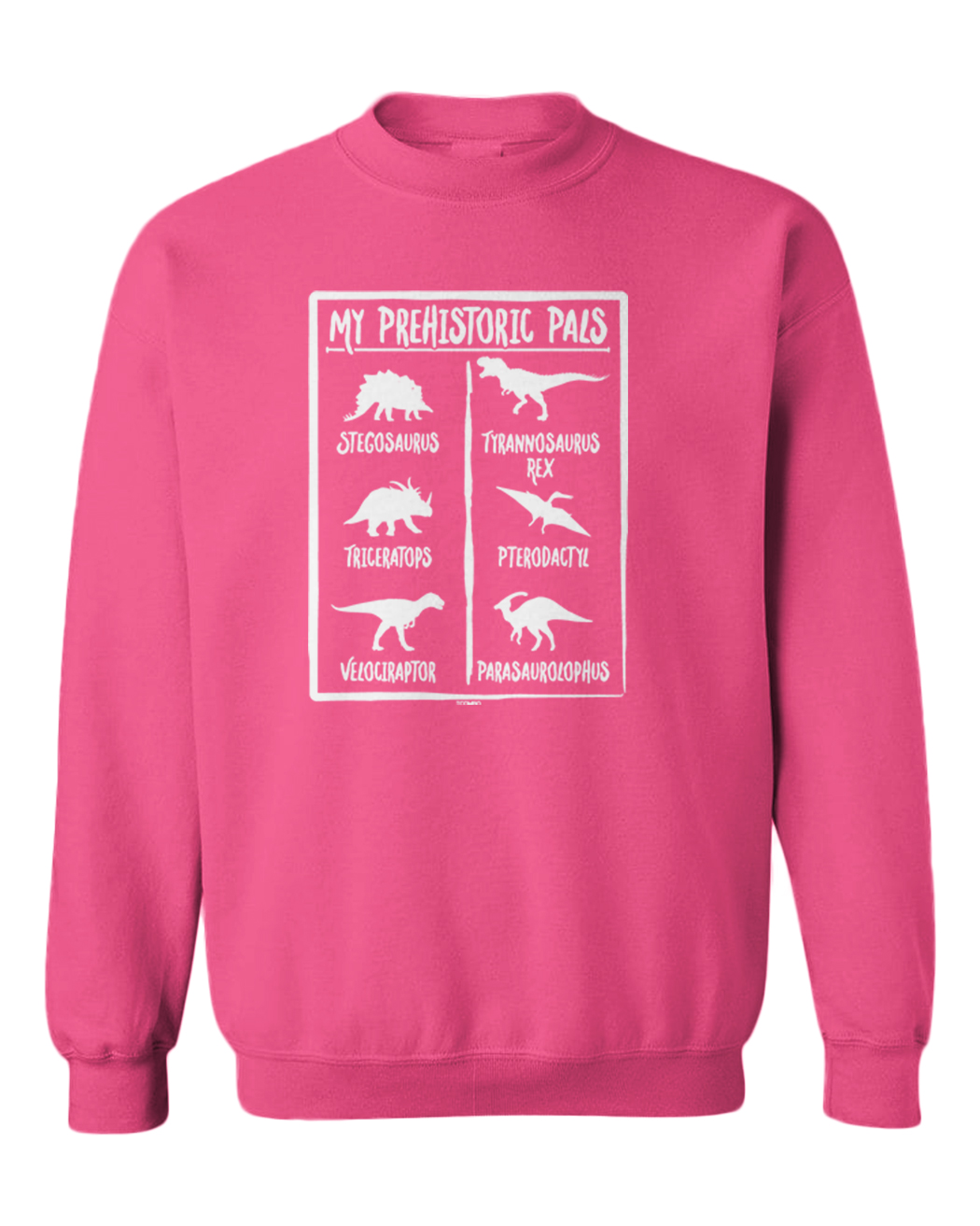 Prehistoric Pals - Types Of Dinosaurs Cool T-Rex Toddler Crewneck Sweater - Picture 6 of 8