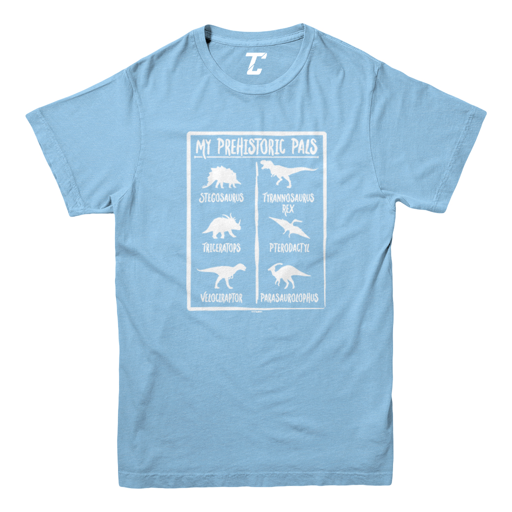 Prehistoric Pals - Types Of Dinosaurs Cool T-Rex Youth T-Shirt - Picture 5 of 20