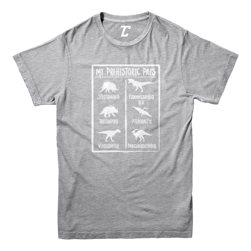 Prehistoric Pals - Types Of Dinosaurs Cool T-Rex Youth T-Shirt - Picture 6 of 20