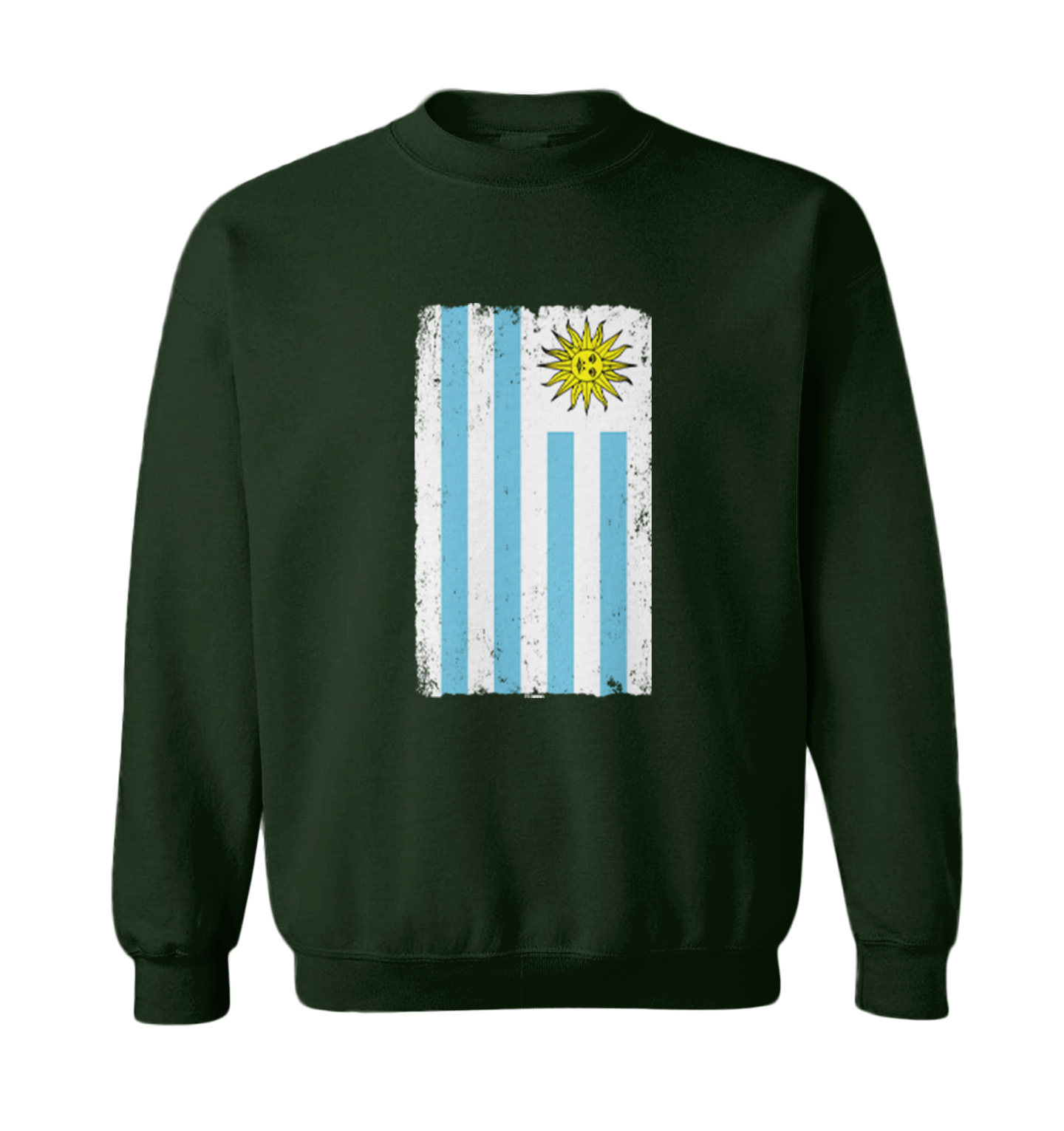 Distressed Uruguay Flag - Uruguayan Country Proud Pride Toddler Crewneck Sweater - Picture 3 of 8