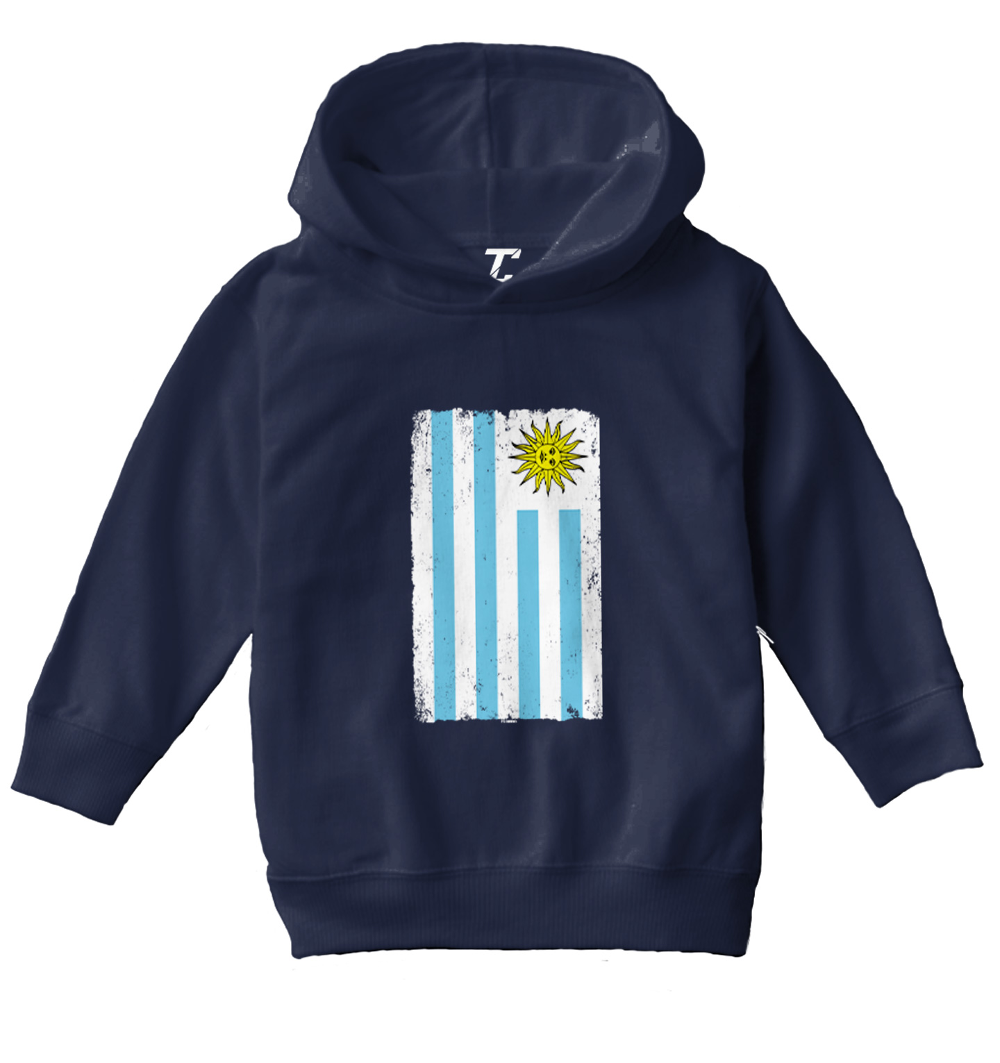 Distressed Uruguay Flag - Uruguayan Country Proud Pride Toddler/Youth Hoodie - Picture 7 of 12