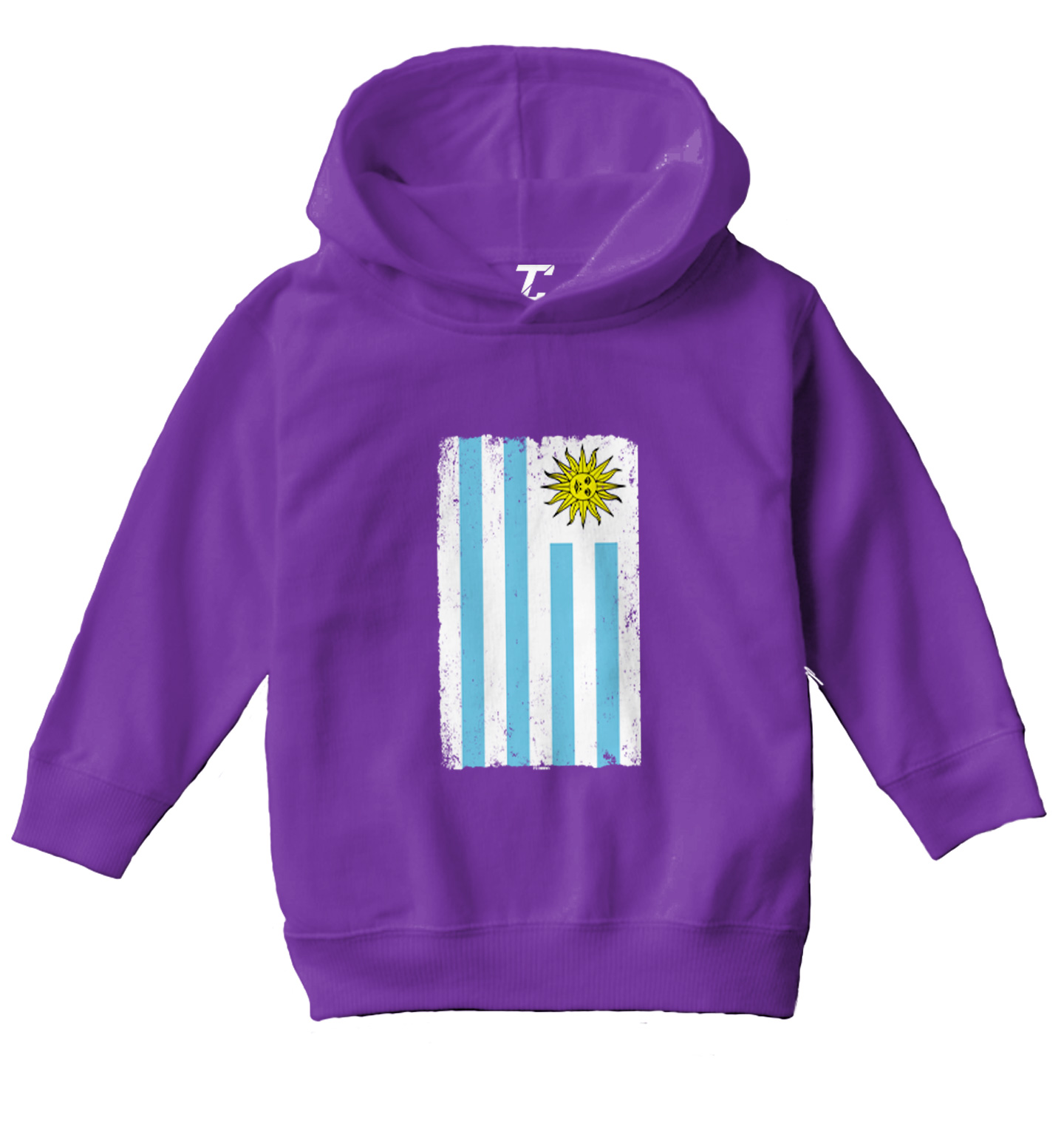 Distressed Uruguay Flag - Uruguayan Country Proud Pride Toddler/Youth Hoodie - Picture 9 of 12