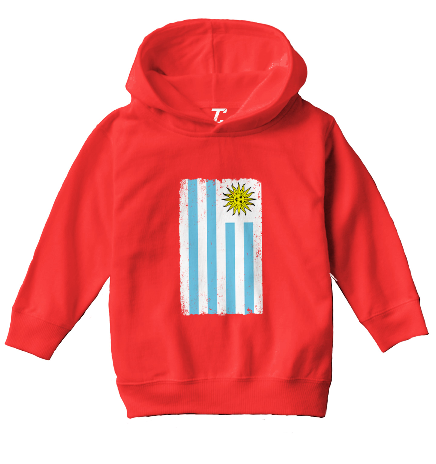 Distressed Uruguay Flag - Uruguayan Country Proud Pride Toddler/Youth Hoodie - Picture 10 of 12