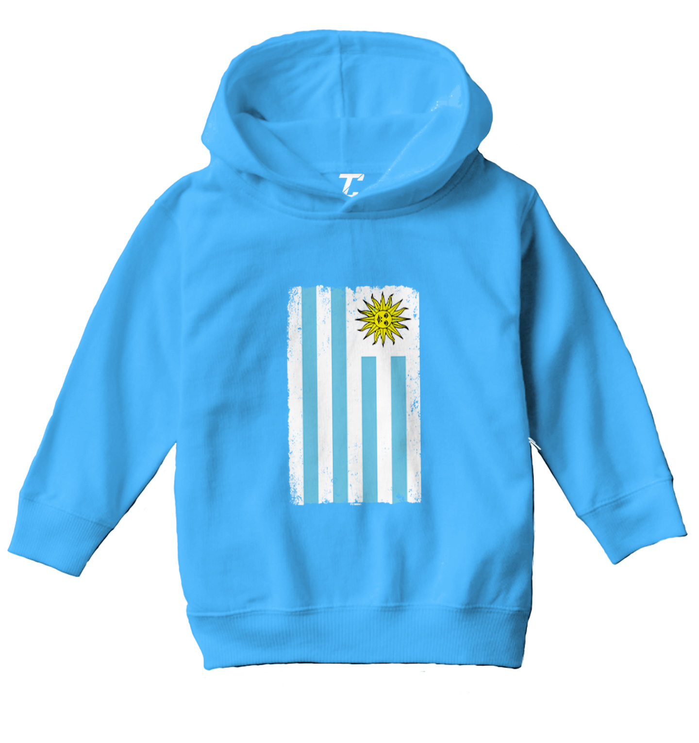 Distressed Uruguay Flag - Uruguayan Country Proud Pride Toddler/Youth Hoodie - Picture 12 of 12