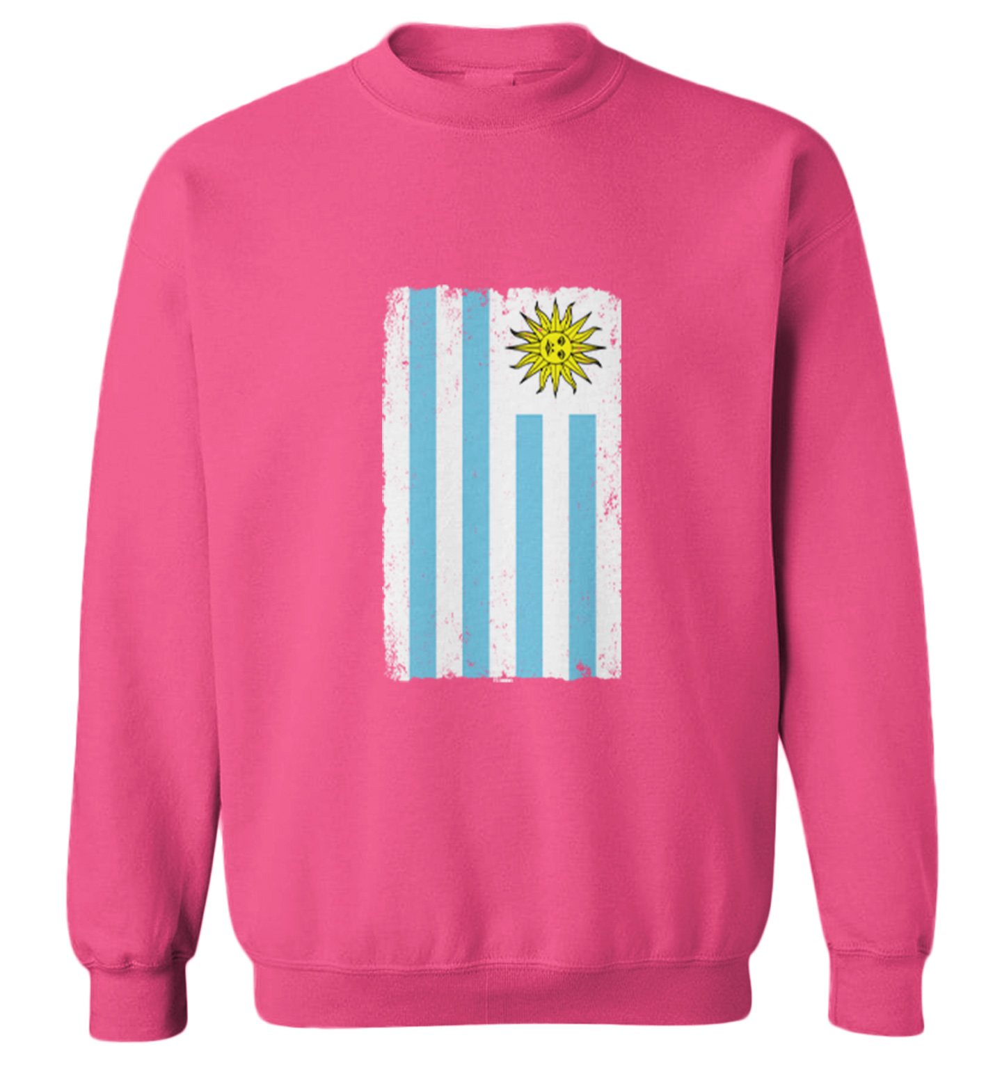 Distressed Uruguay Flag - Uruguayan Country Proud Pride Toddler Crewneck Sweater - Picture 6 of 8