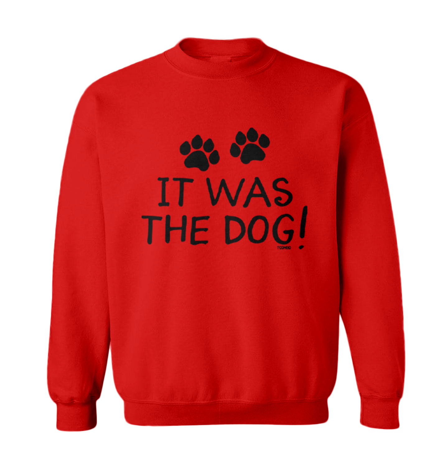 It Was The Dog! - Blame The Animal Pet Funny Paws Toddler Crewneck Sweater - Picture 4 of 5