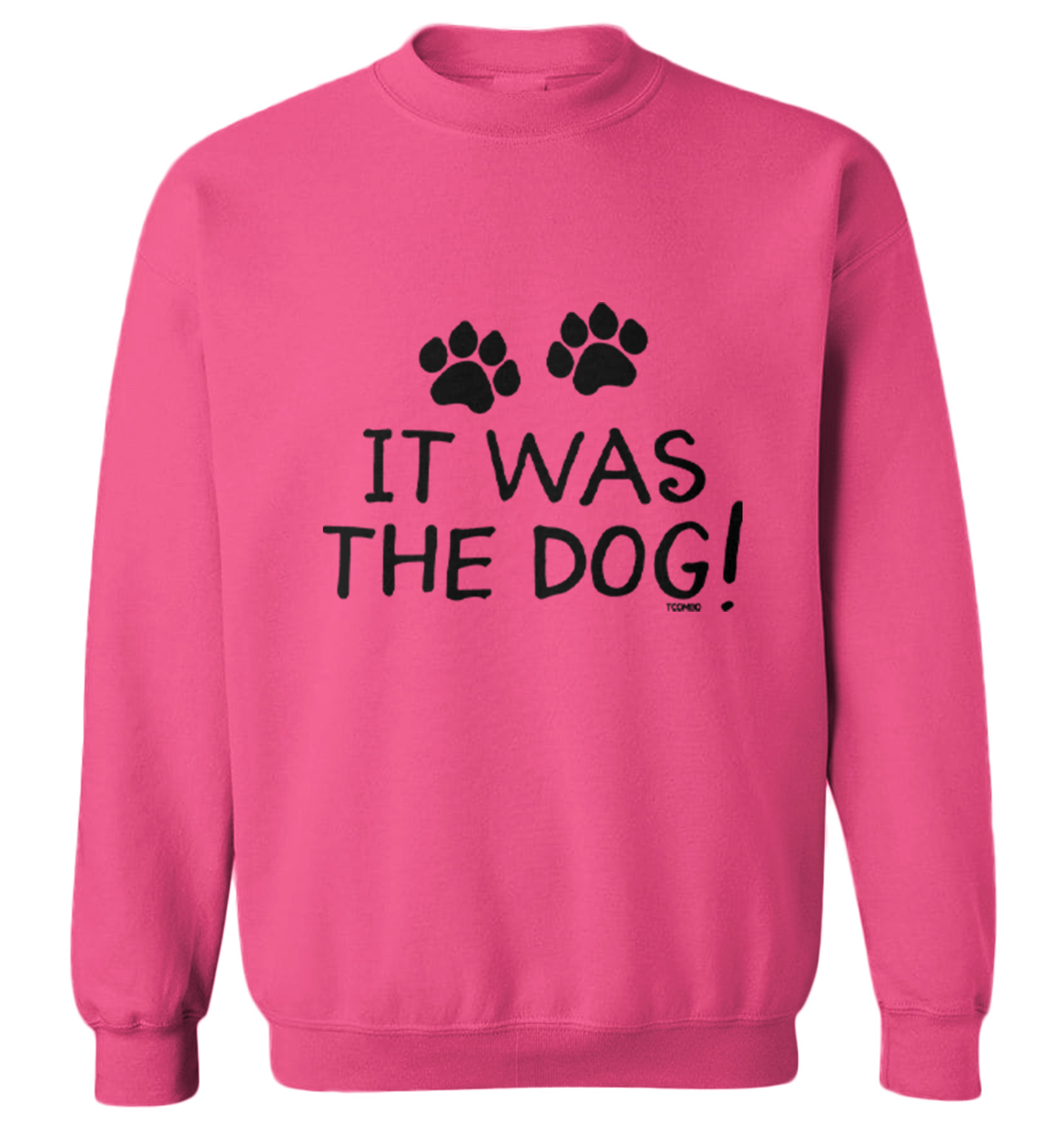 It Was The Dog! - Blame The Animal Pet Funny Paws Toddler Crewneck Sweater - Picture 3 of 5