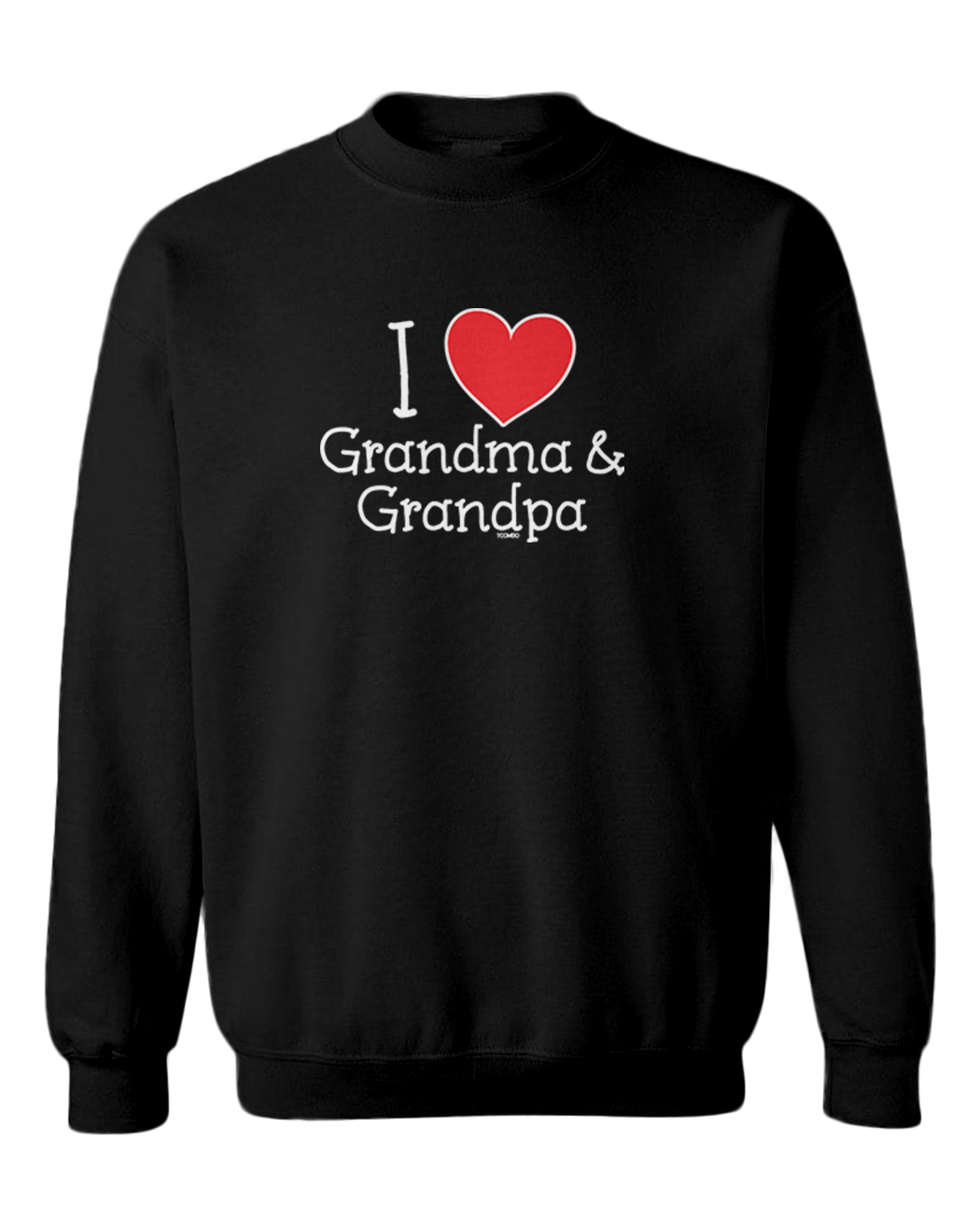 I Heart My Grandma & Grandpa - Valentine's Day Love Toddler Crewneck Sweater - Picture 2 of 8