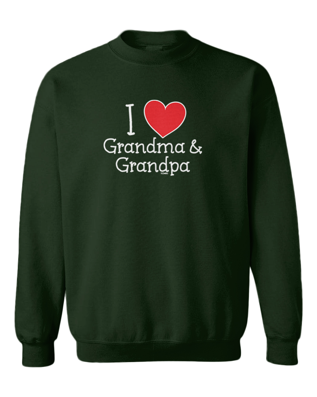 I Heart My Grandma & Grandpa - Valentine's Day Love Toddler Crewneck Sweater - Picture 3 of 8