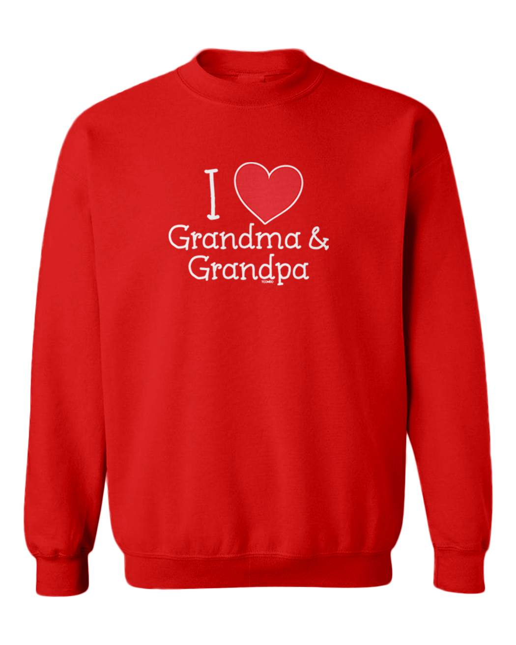 I Heart My Grandma & Grandpa - Valentine's Day Love Toddler Crewneck Sweater - Picture 7 of 8